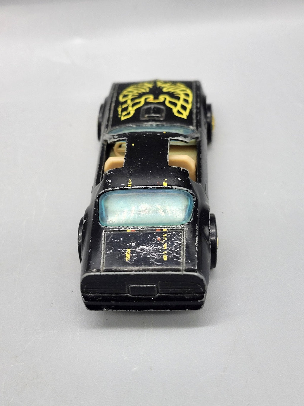 Vintage 1977 Hot Wheels Hot Bird 1:64 Diecast Car Black Pontiac Loose Hong Kong