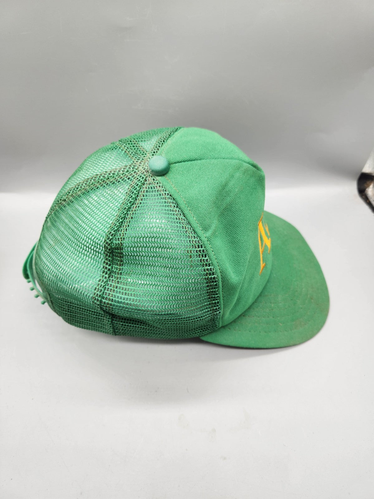 Vintage Alpha Delta Phi ΑΔΦ Fraternity Trucker Snapback Hat New Era Suede Style