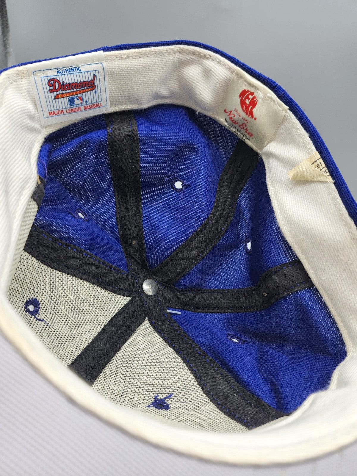 Vintage Toronto Blue Jays Hat Cap Fitted Mens 6 7/8 MLB Baseball Diamond New Era