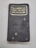 Vintage 1950s American Vest Pocket Dictionary Random House Jess Stein Mini...
