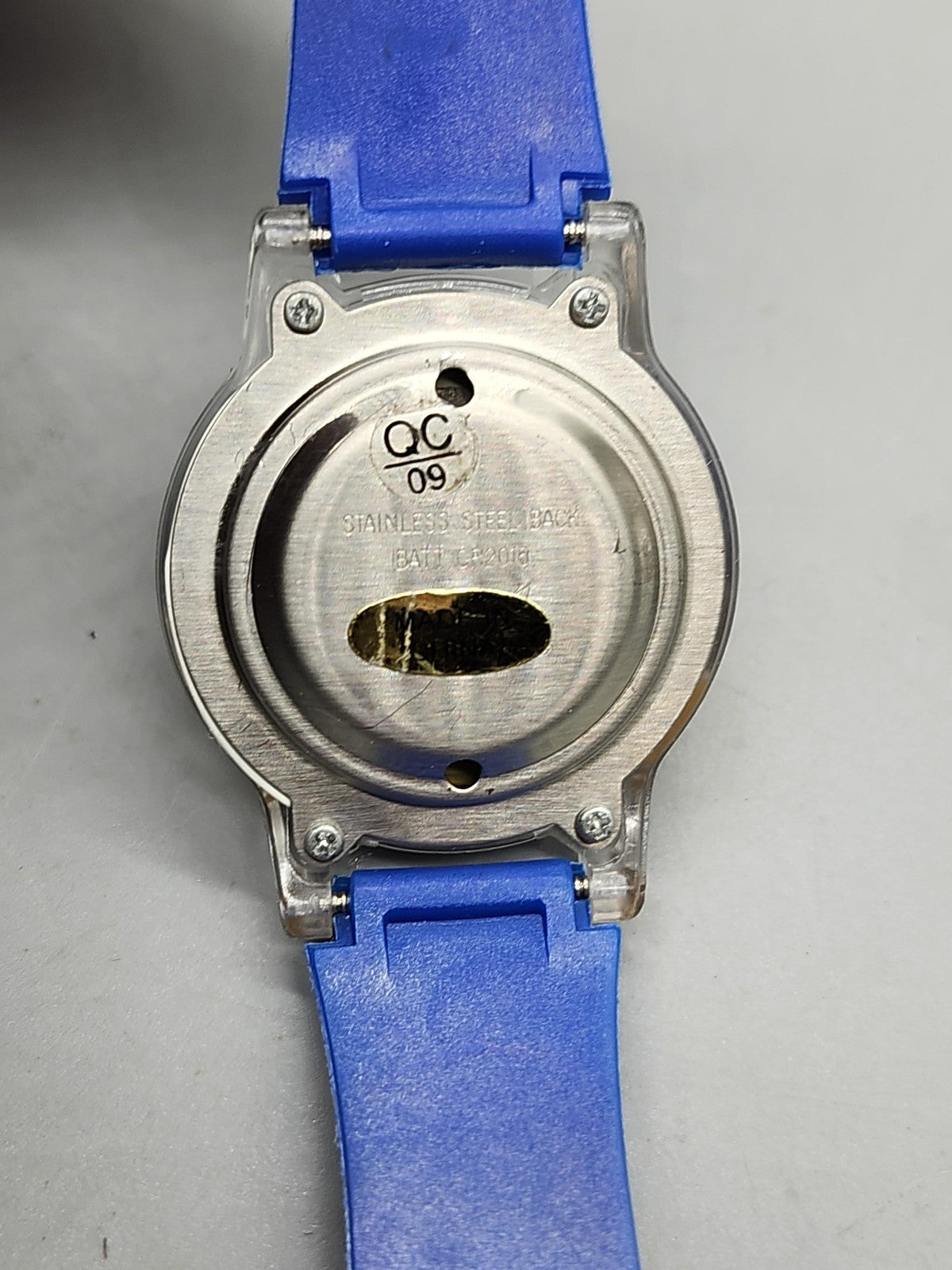 Digital Talking Watch Boys Blue Cartoon Chef Character LCD Quartz Wristwatch