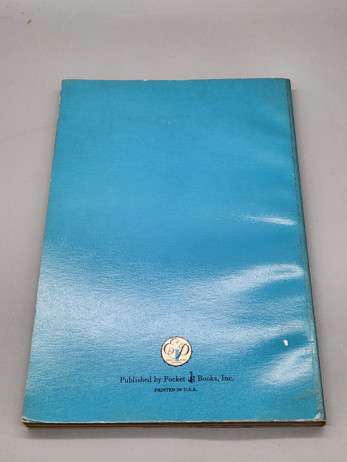 Vintage Emily Post Meal Time Etiquette Paperback Pocket Book Table Manners