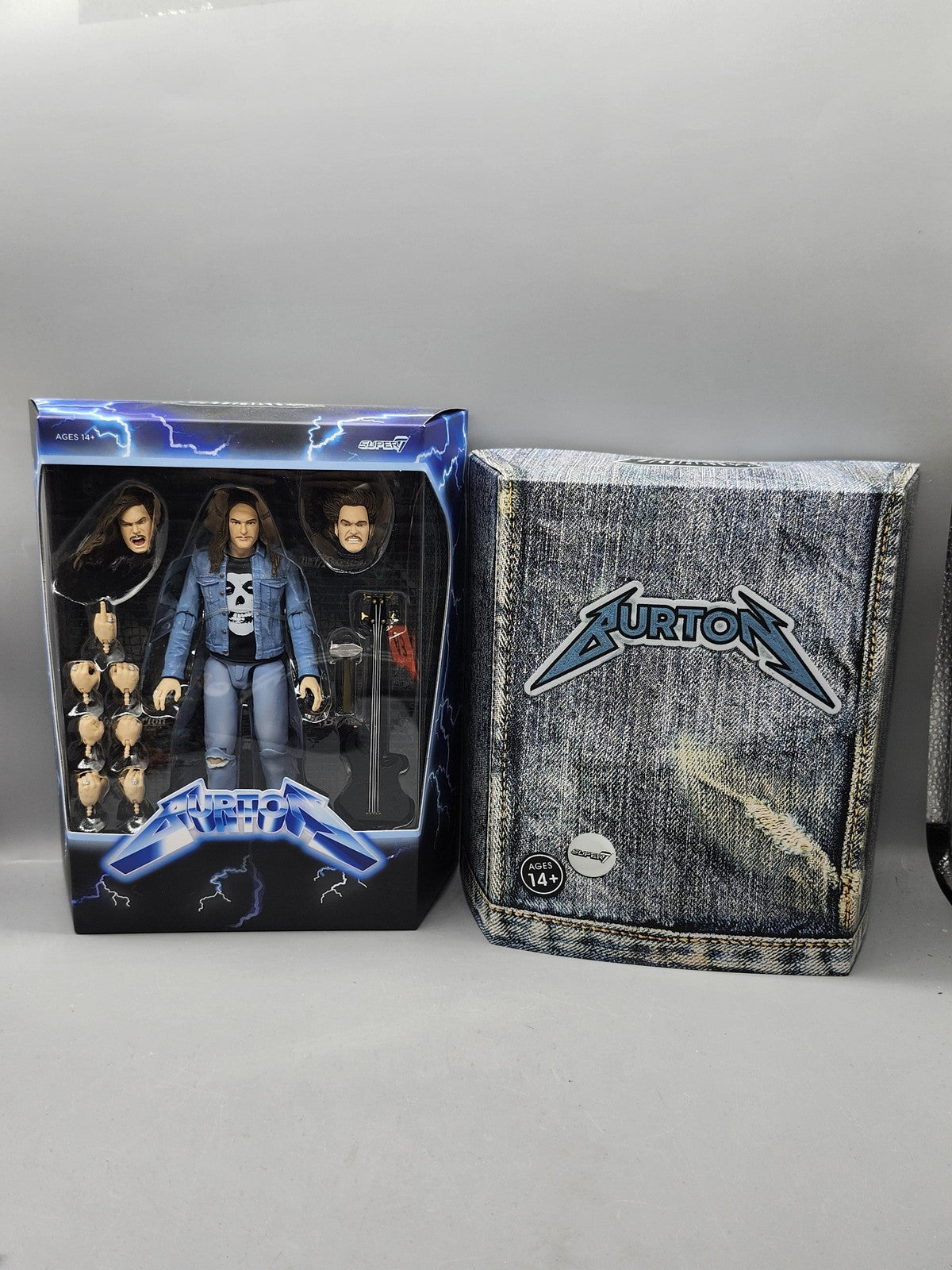 Super7 Burton Ultimates Action Figure Music Collector Toy New Boxed Blue Jeans