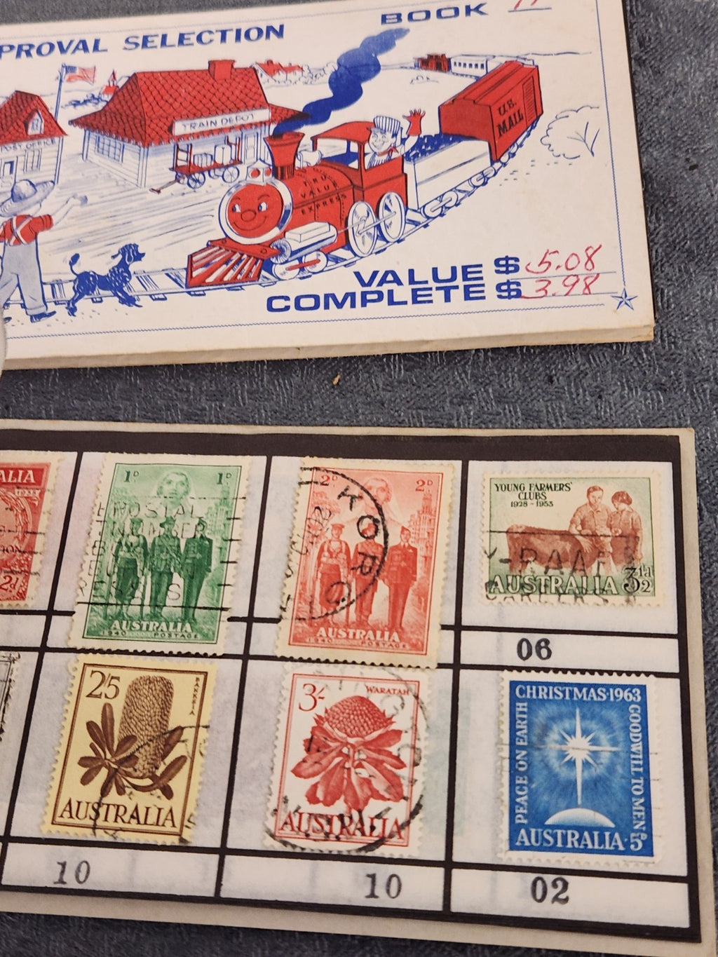Vintage Stamp Approval Selection Books Lot Gulfstream Tru-Value Foreign Mint...
