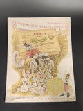 Vintage 1947 Whitman's Sampler Easter Parade Advertising Sign Candy Bunnies