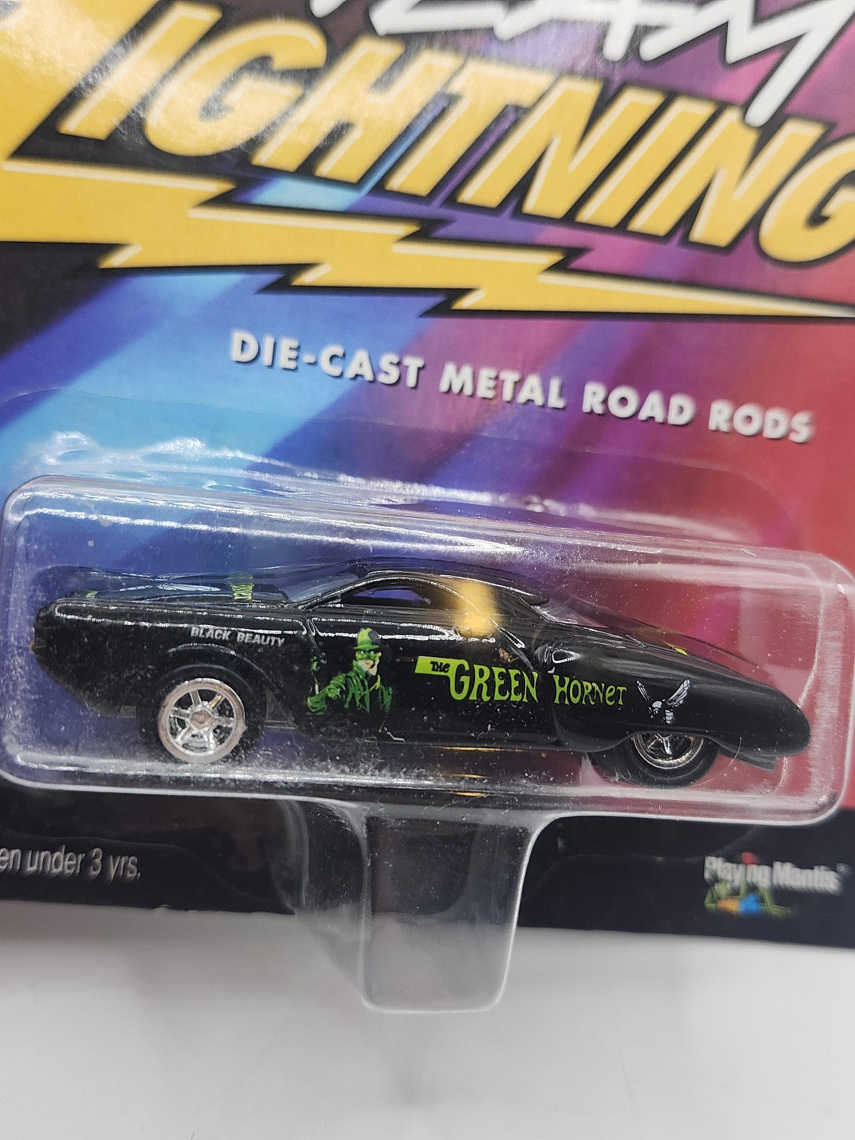 Vintage Johnny Lightning Team Lightning Green Hornet Diecast Car New Carded