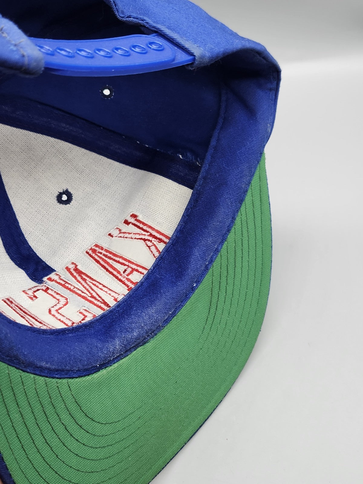 Vintage Starter Kansas Jayhawks Snapback Hat Made in Korea NCAA Cap