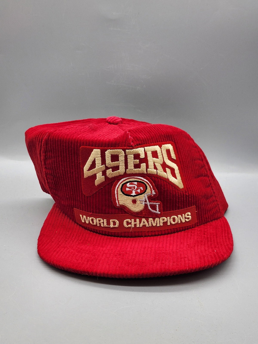 Vintage San Francisco 49ers Hat Cap Snap Back NFL Red One Size New Era Mens