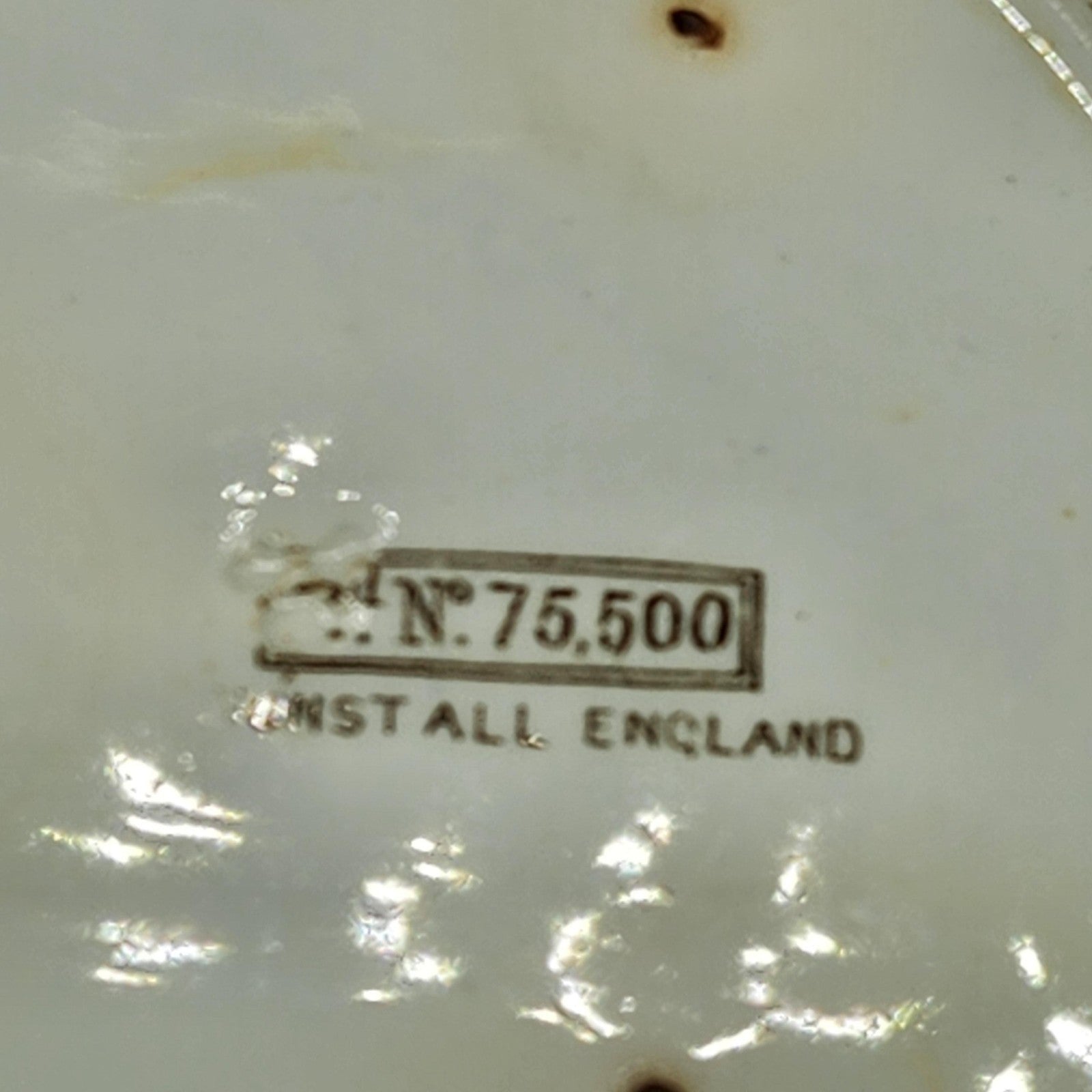 Vintage Nursery Tales Old Mother Hubbard Alphabet Plate Dog Tunstall England