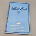 Vintage 1981 Chevrolet Monte Carlo Owner's Manual Blue OEM Guide Book Factory