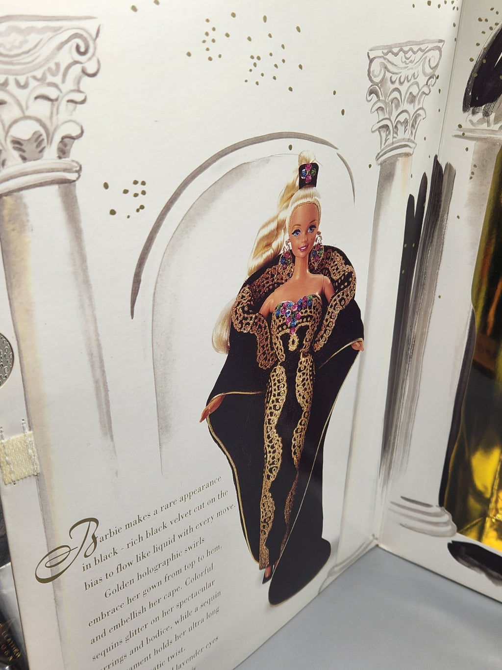 1996 Barbie Classique Collection Midnight Gala Barbie Limited Edition Mattel...