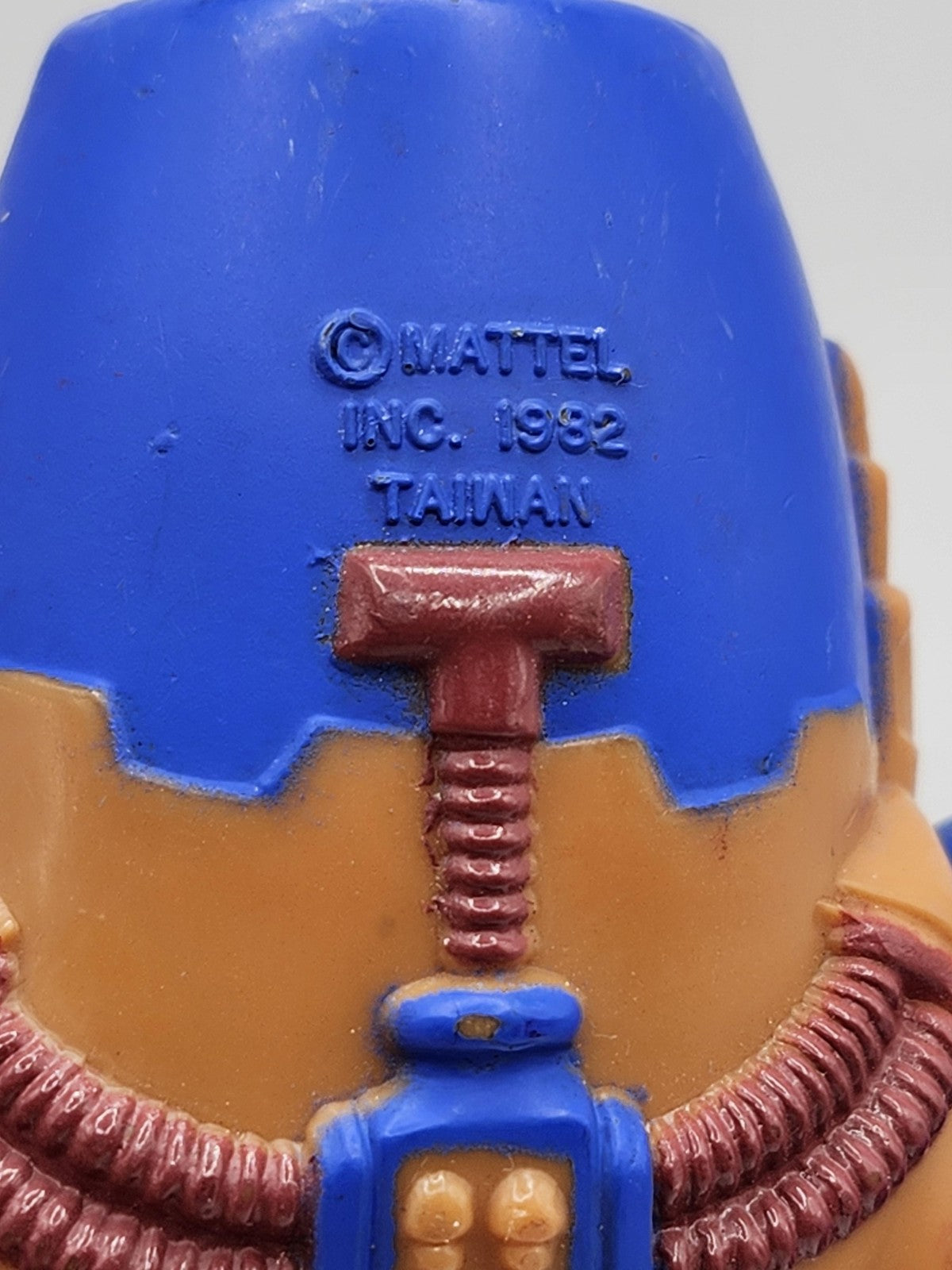 Vintage 1982 Masters Of Universe Man-E-Faces 6in Action Figure Mattel Loose Blue