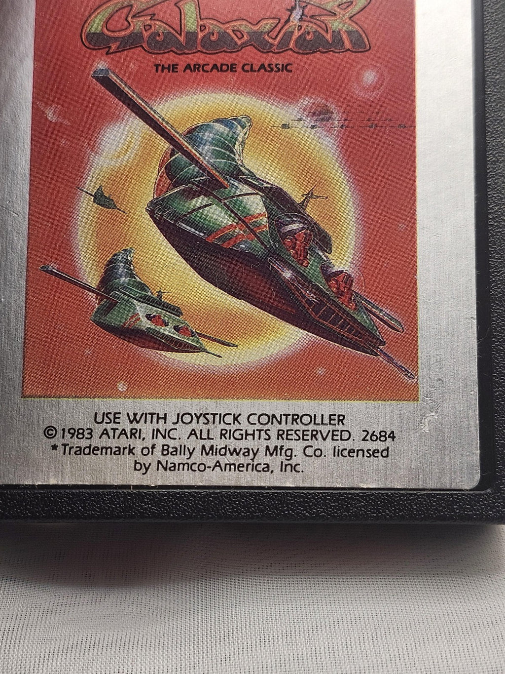 Galaxian Atari 2600 Game Cartridge Atari NTSC-U/C 1983 Arcade Shoot Em Up