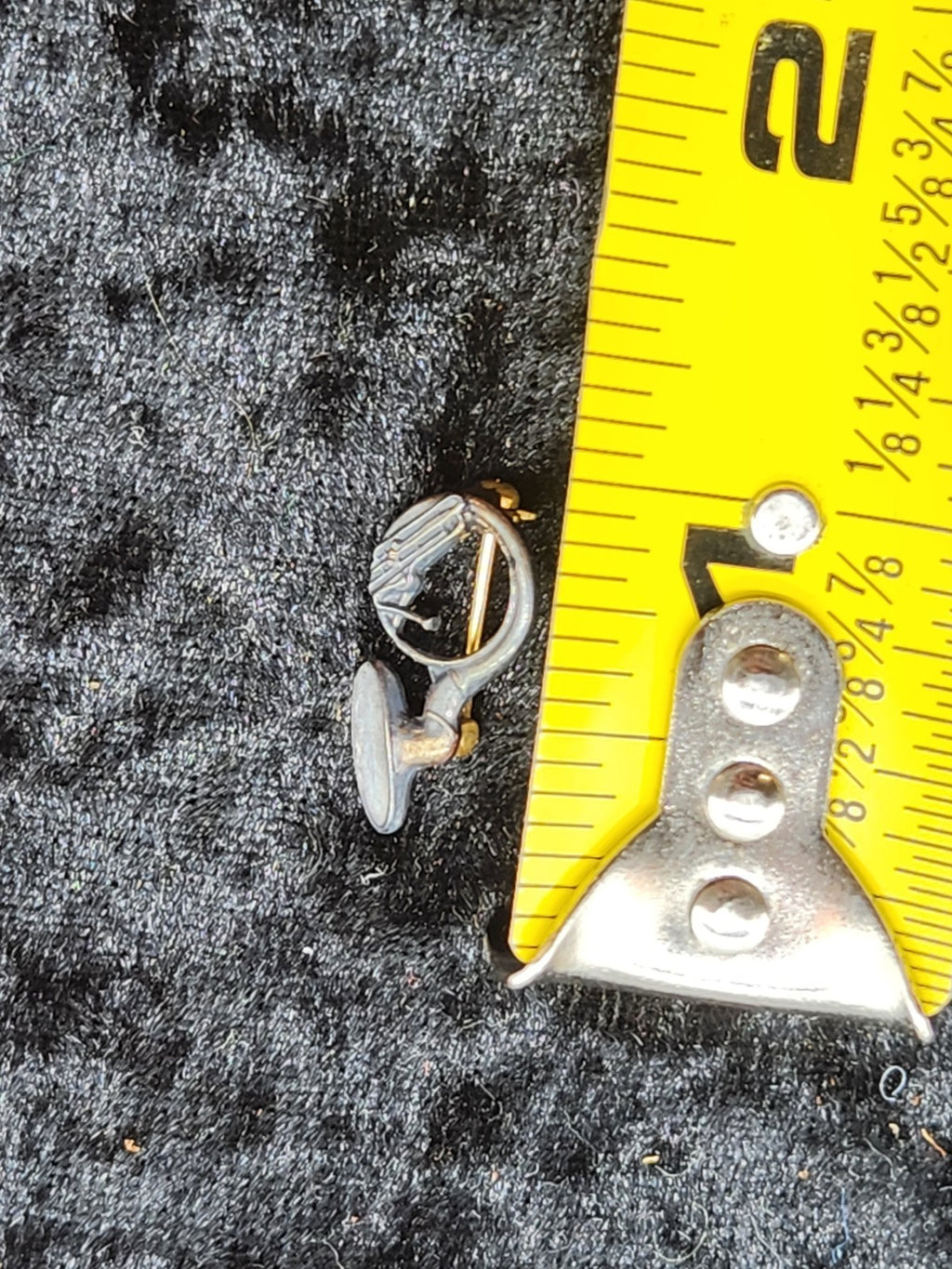 Vintage Sterling Silver Music Lover Brooch Figural Harp Pin Artisan Design