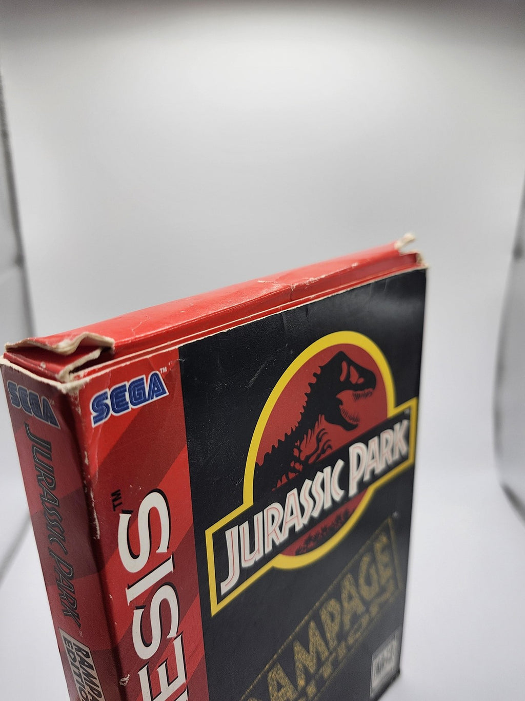 Jurassic Park Rampage Edition Sega Genesis Game Cart Box MA-13 NTSC-U/C 1994