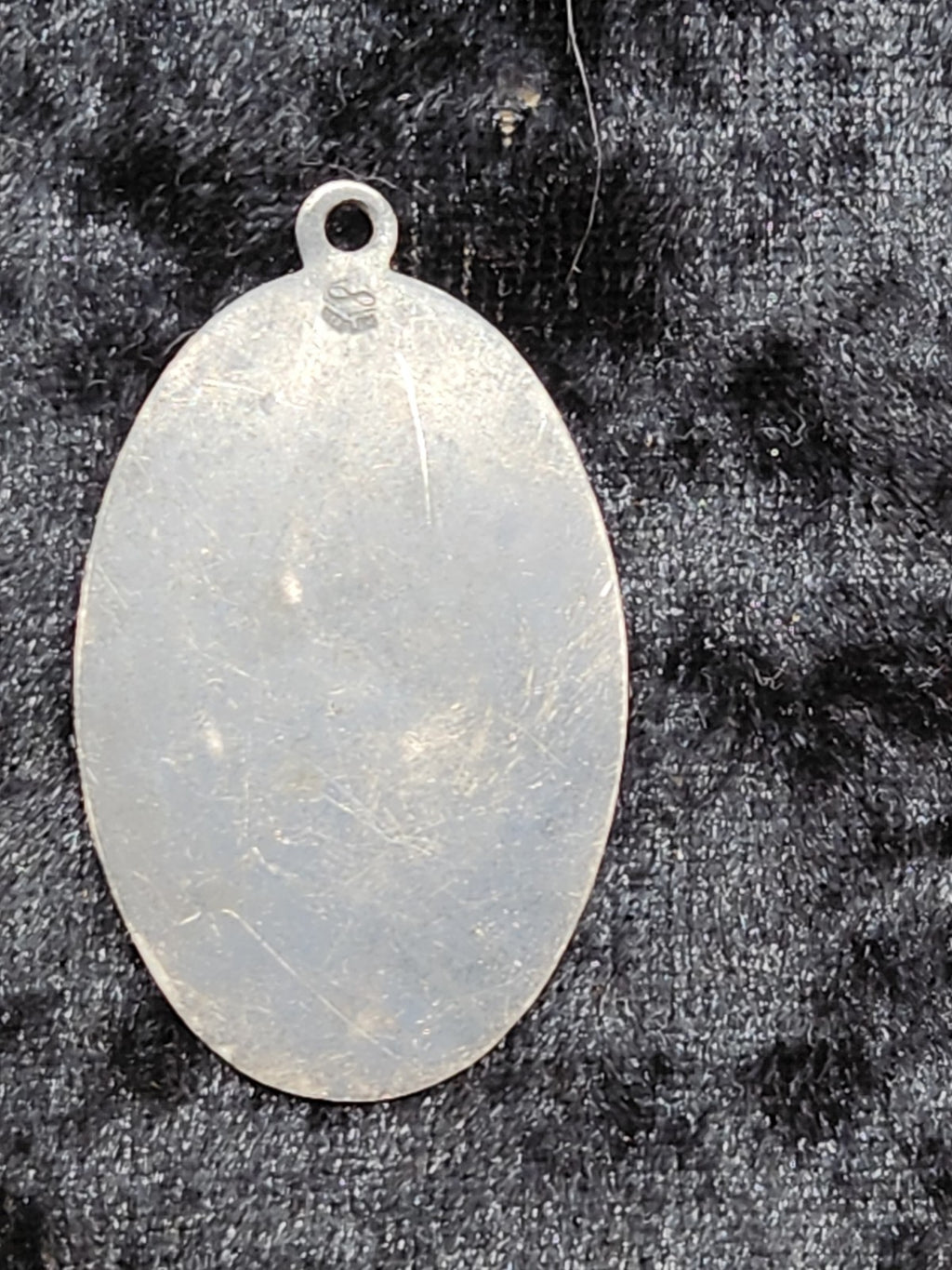 Vintage Sterling St Christopher Religious Medal Pendant Catholic Travel Charm...