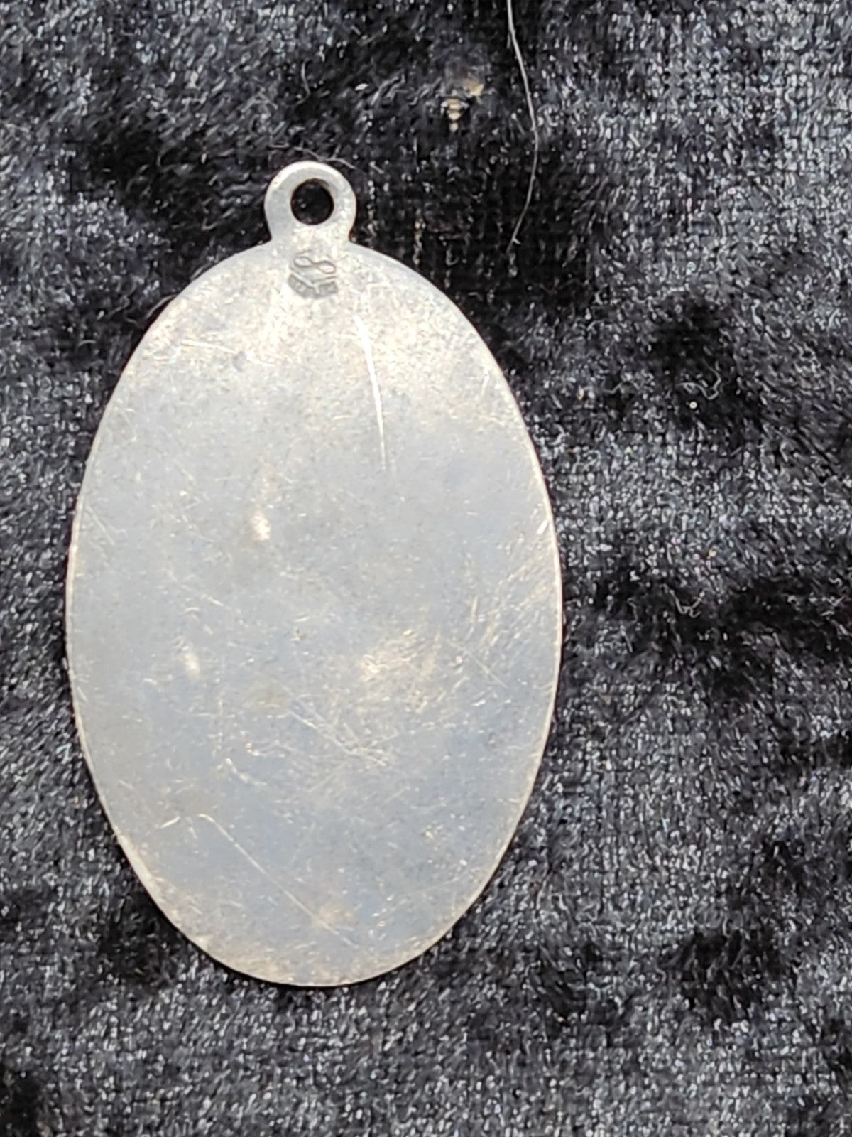 Vintage Sterling St Christopher Religious Medal Pendant Catholic Travel Charm...