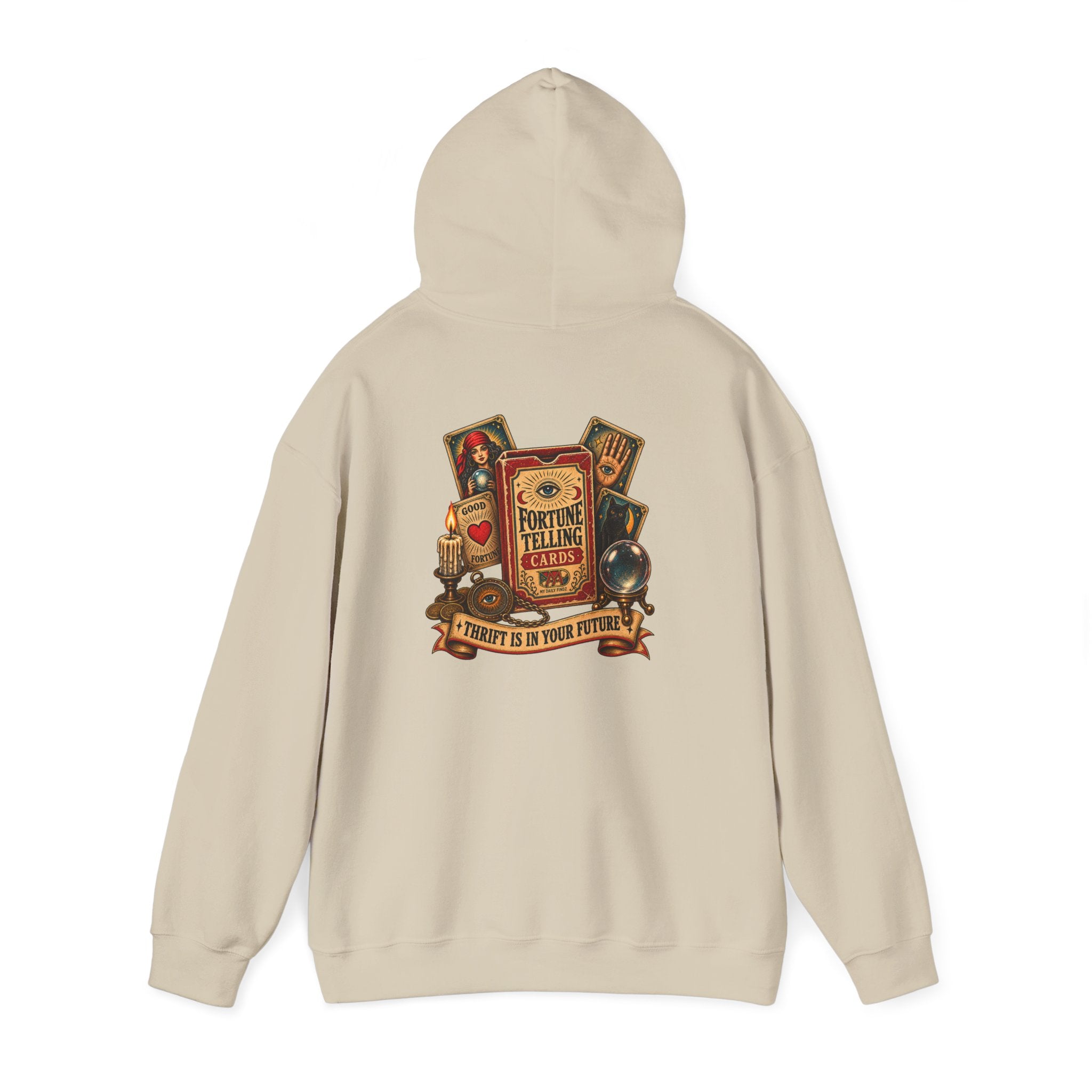 Thrift Is In Yourself Future - Womens Heavy Blend™ Hooded Sweatshirt Wts 005