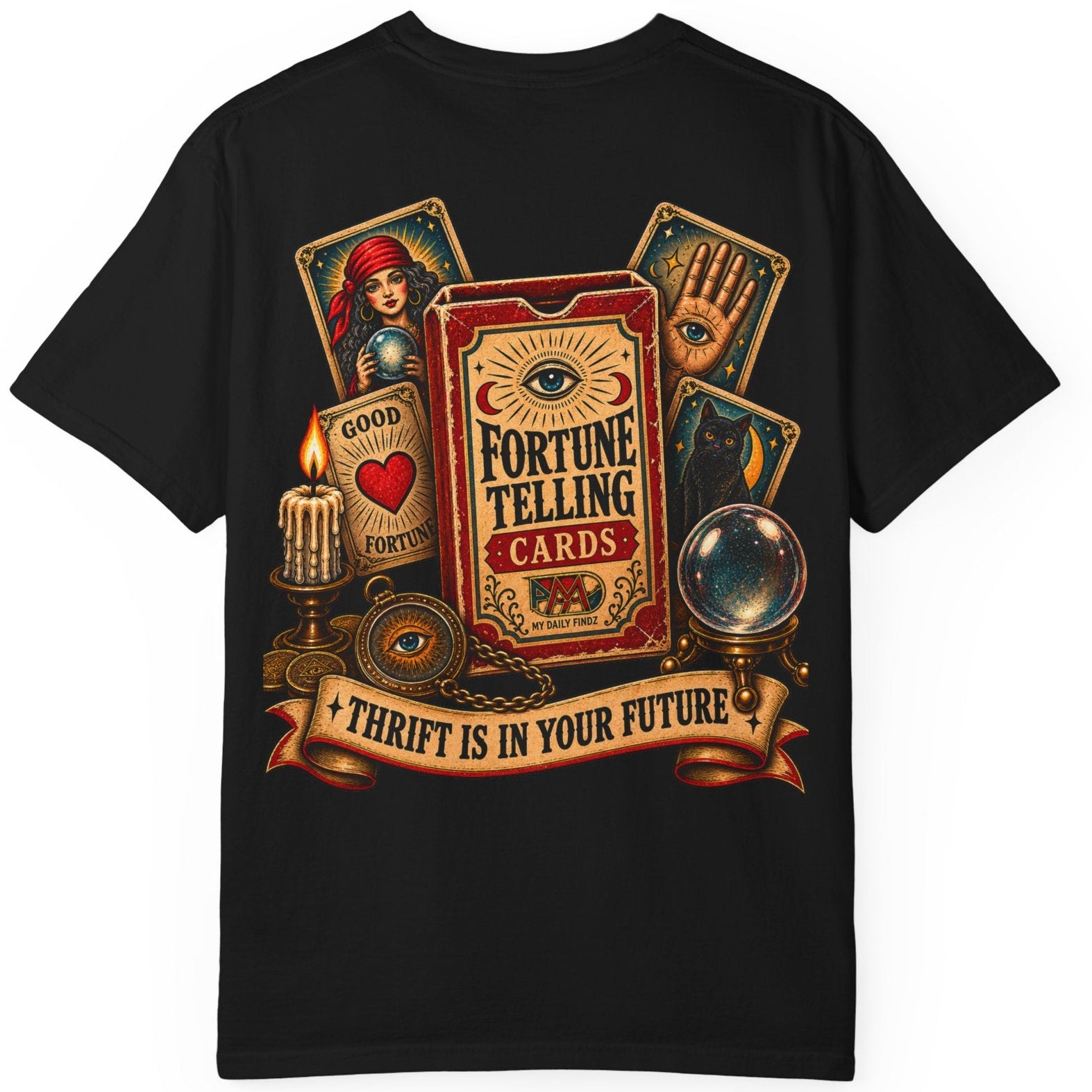 Thrift is In Your Future - Mens  Garment-Dyed T-shirt 005