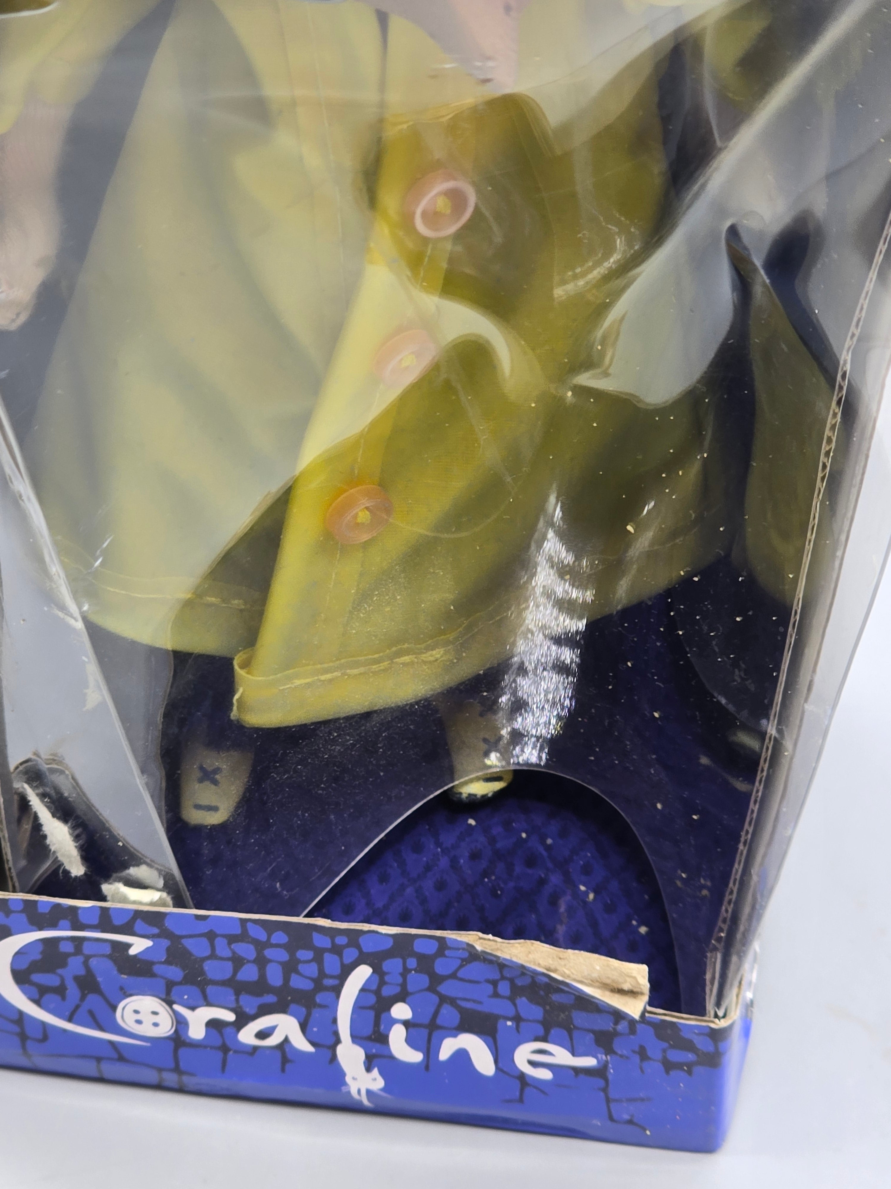 NECA Coraline 10" Plush Doll in Original Box – Yellow Raincoat – Laika Collectible