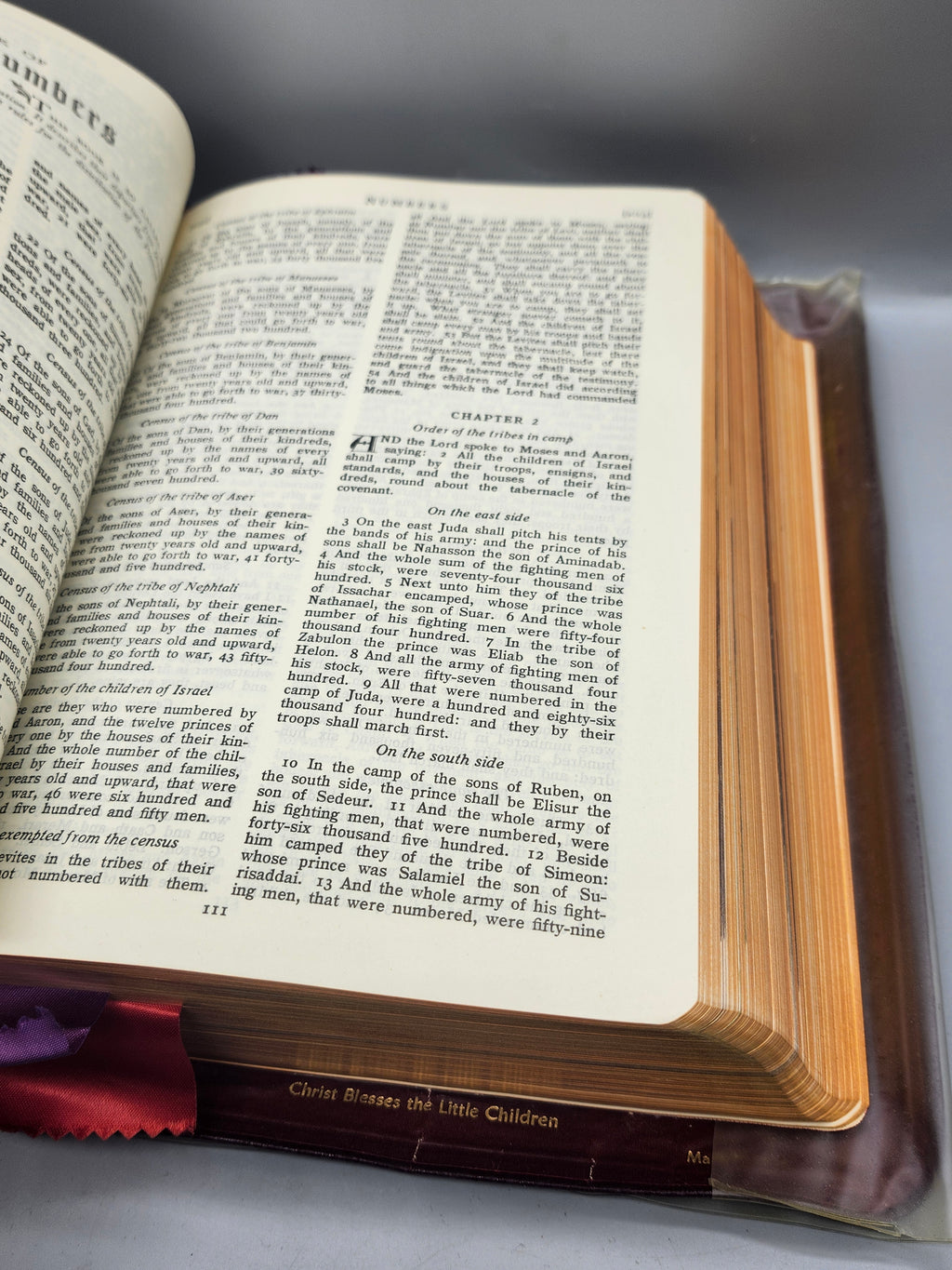 Vintage Family Rosary Catholic Bible Marian Year Edition Leatherette Illustrated
