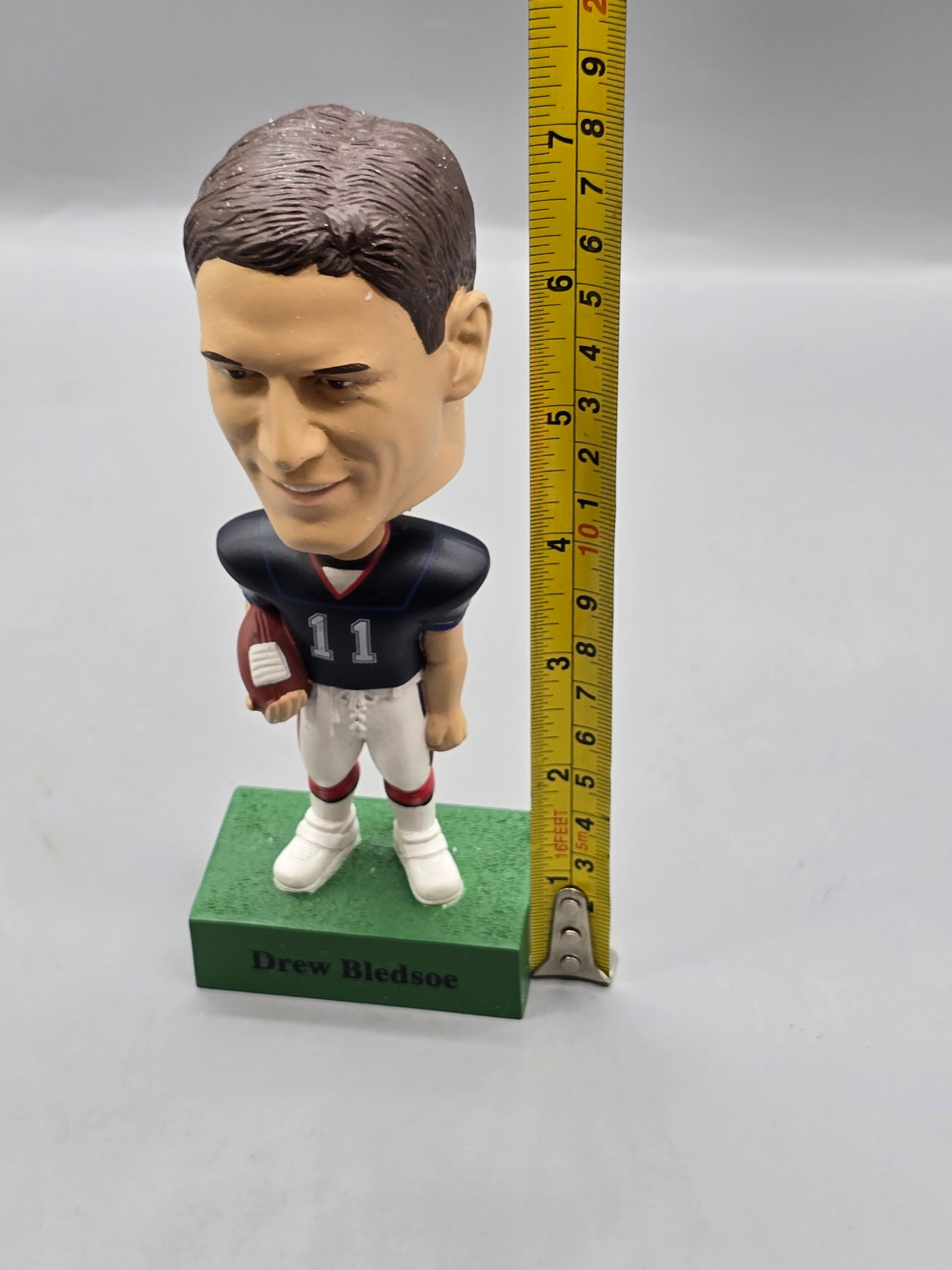 2003 McDonald's Play Makers Drew Bledsoe Buffalo Bills Bobblehead w/ Original Box