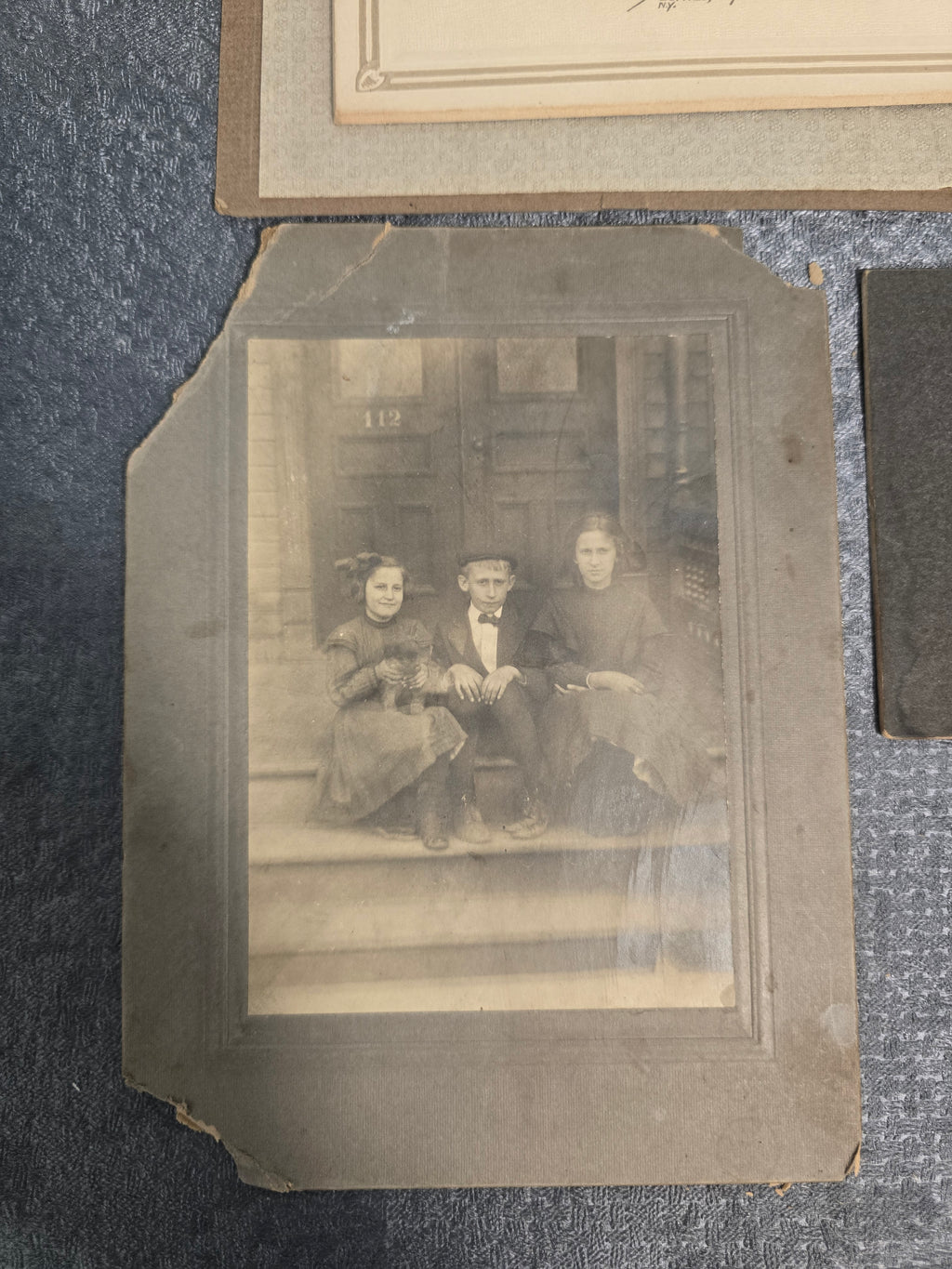 Lot of 7 Antique Cabinet Cards & Portrait Photographs Buffalo NY Family Studio Photos