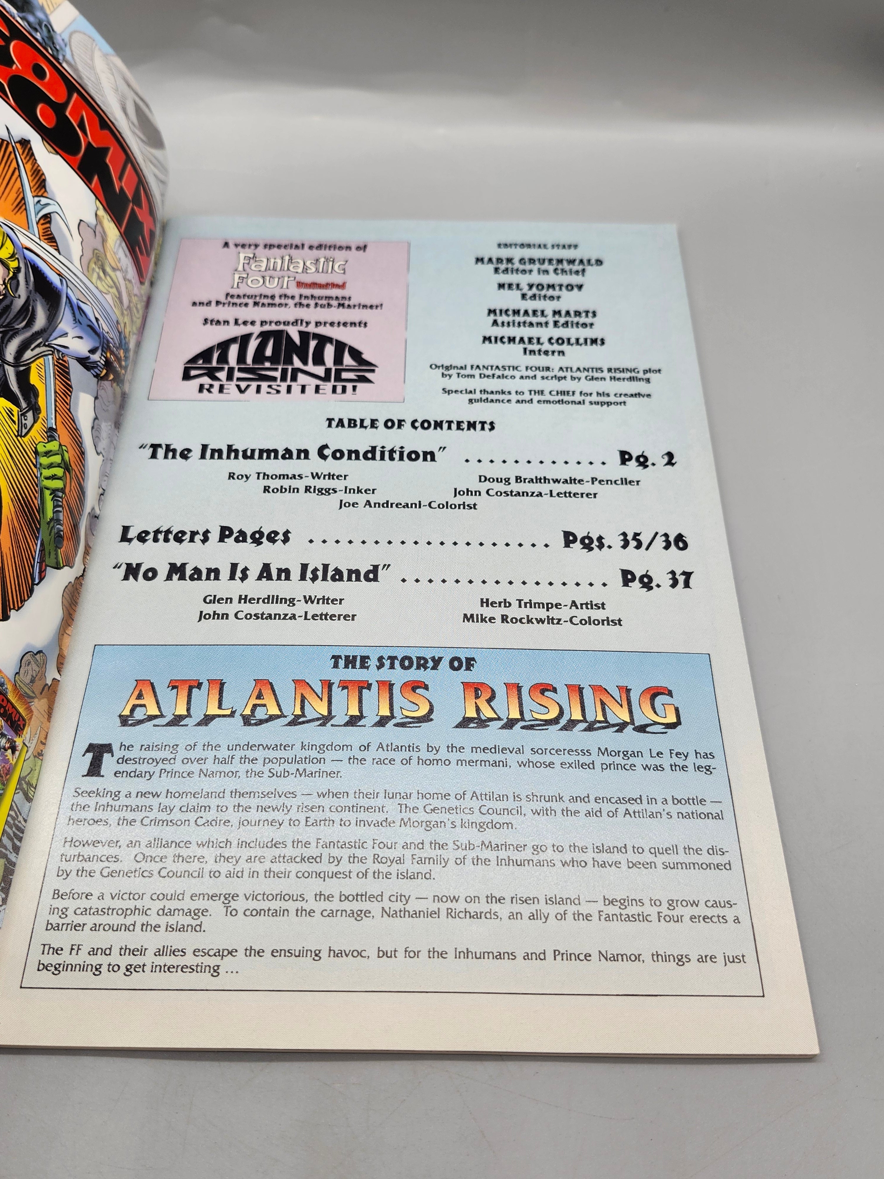 Fantastic Four Unlimited #11 Marvel Comics 1995 Direct Edition