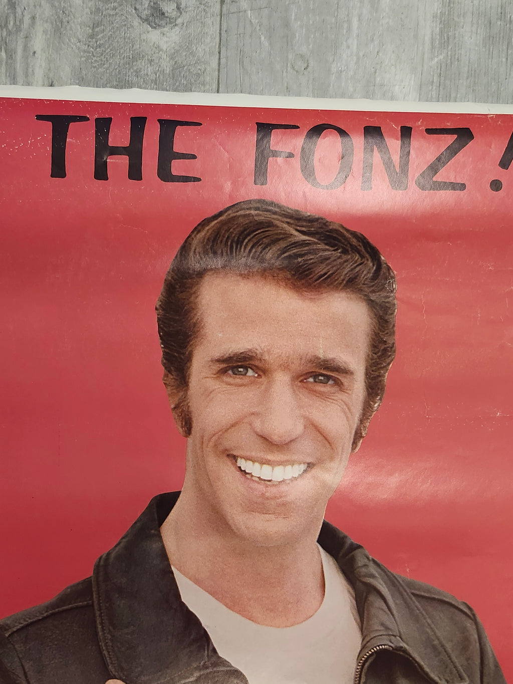 Vintage 1976 “The Fonz!” Happy Days Poster – 23" x 35"
