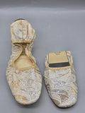 Mercury Vintage Metallic Brocade Ballet Slippers Women's Size 6½ Medium – Made in USA