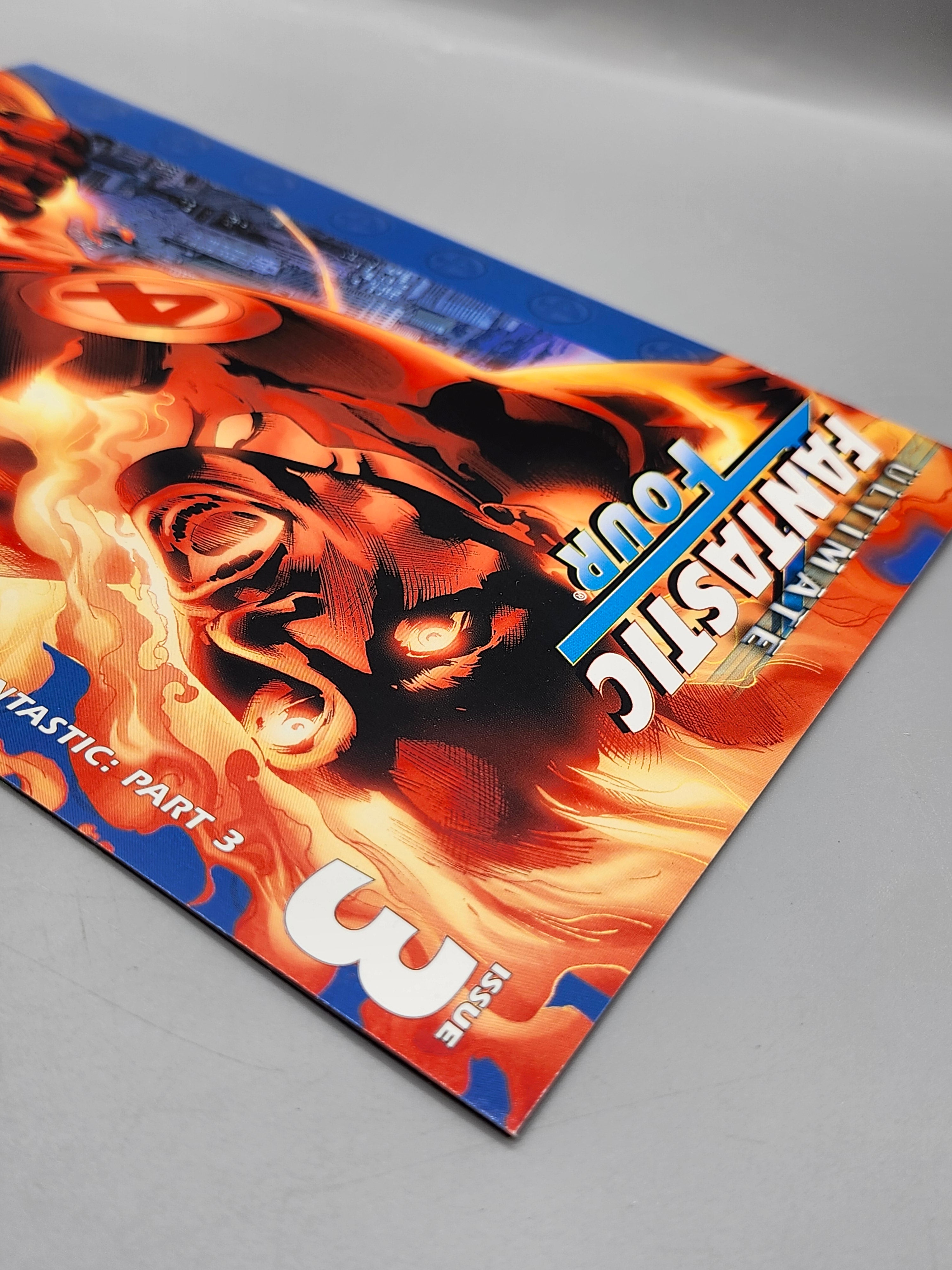 Ultimate Fantastic Four #3 (2004) Marvel Comics – Human Torch Cover