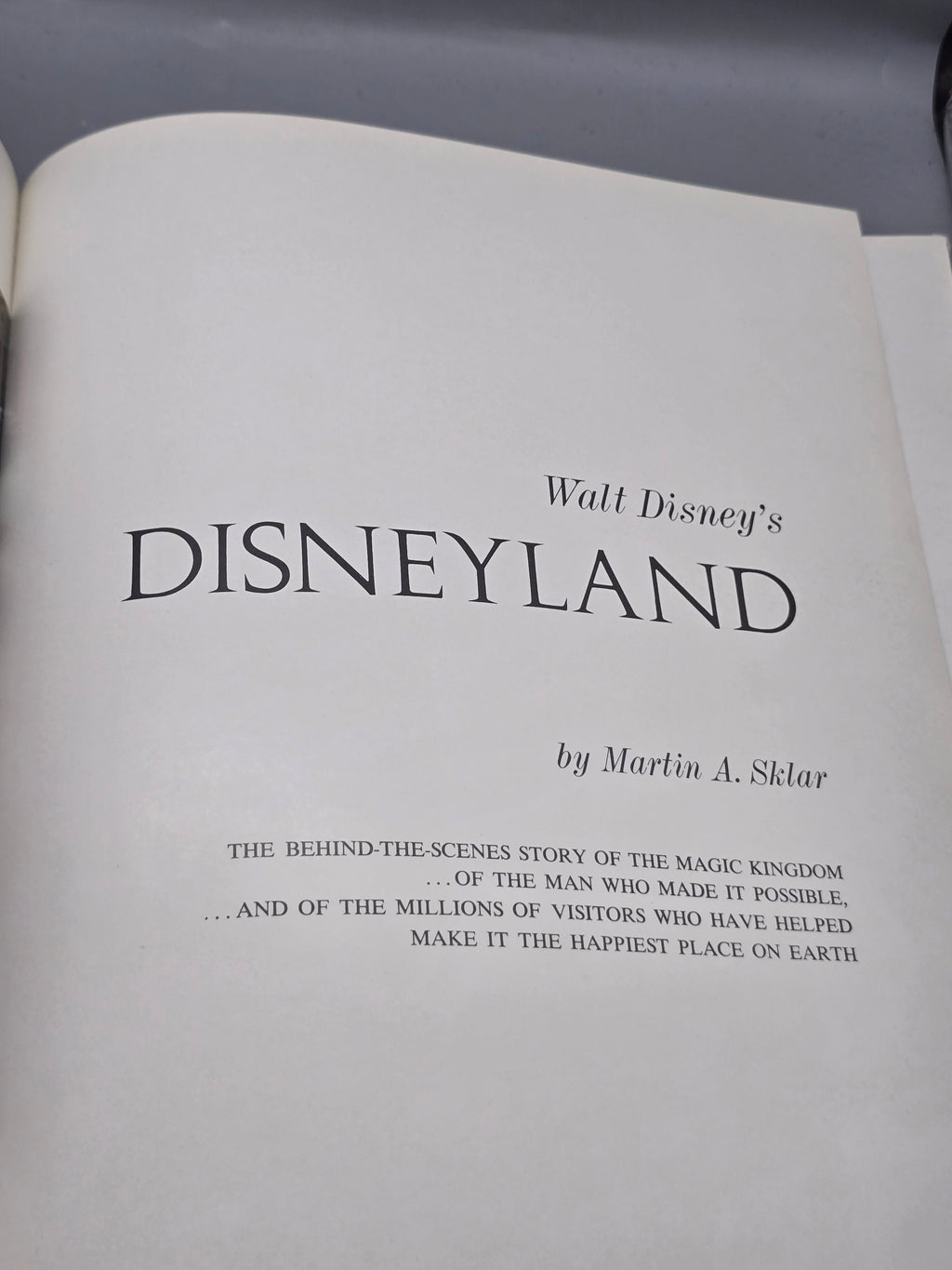 Walt Disney's Disneyland Hardcover Souvenir Book 1964 (MCMLXIV) Vintage Photo Album