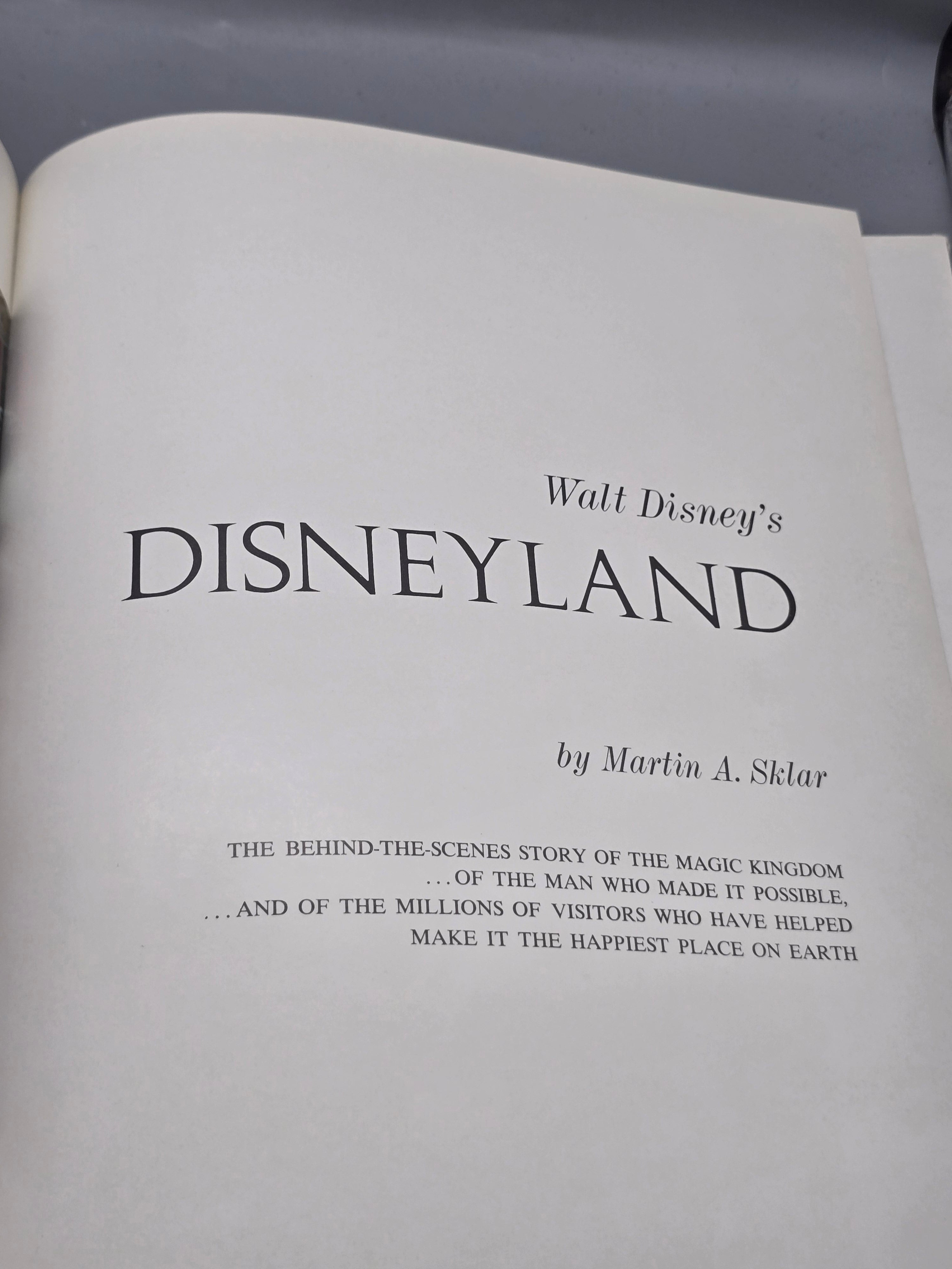 Walt Disney's Disneyland Hardcover Souvenir Book 1964 (MCMLXIV) Vintage Photo Album