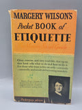 1949 1st Printing Margery Wilson’s Pocket Book of Etiquette Vintage Guide