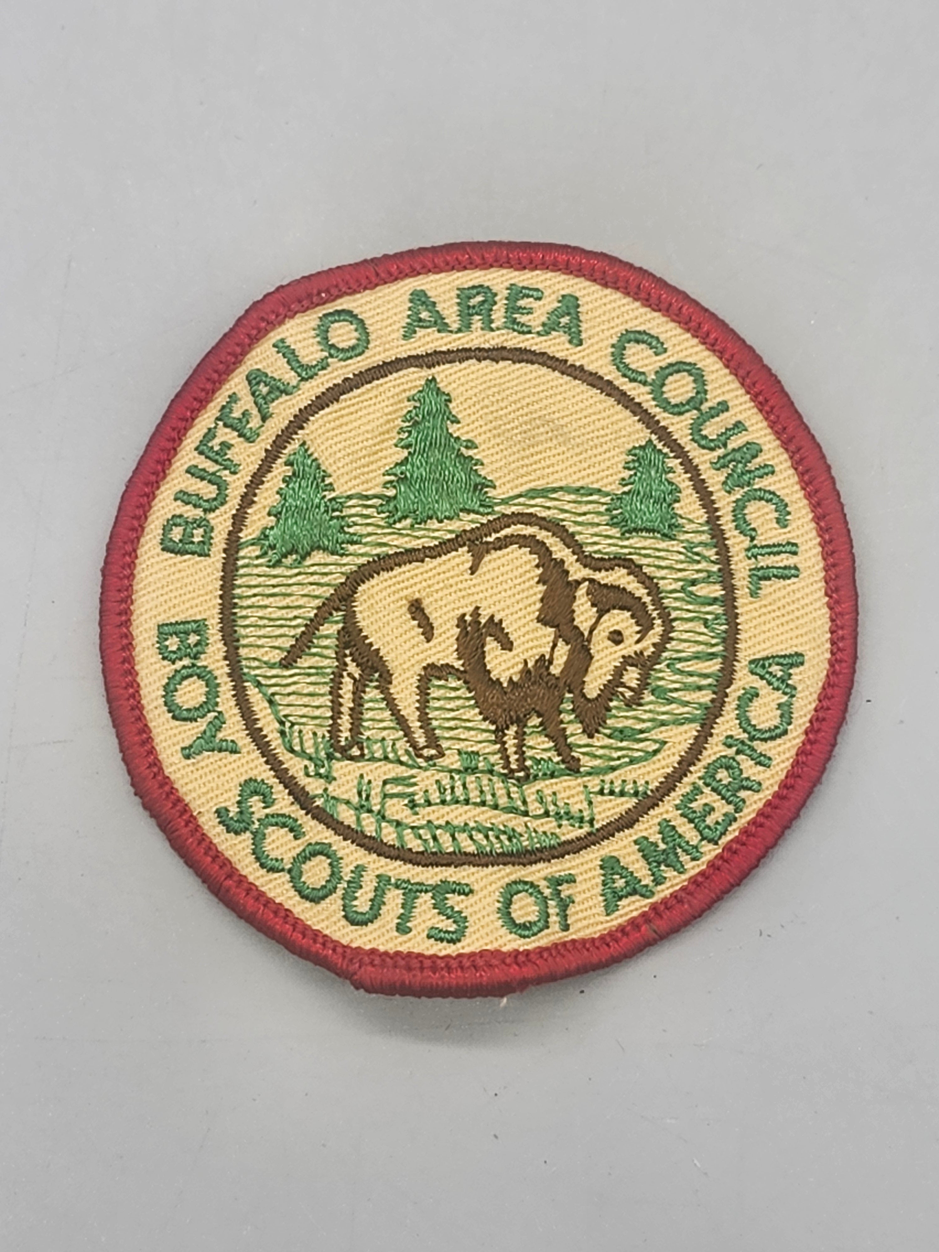 Vintage Boy Scouts of America Buffalo Area Council Uniform Patch BSA 3"