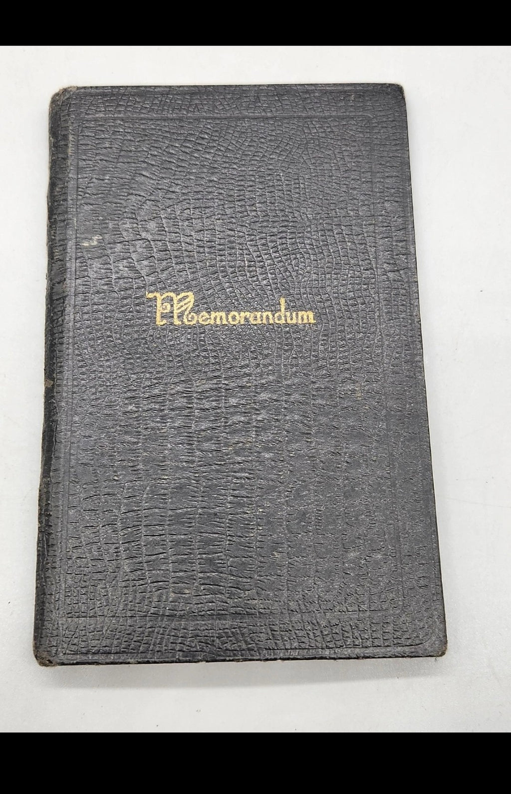 Vintage 1930 Memorandum Waterloo New York John E Eklund Handwritten Journal Poetry Notes