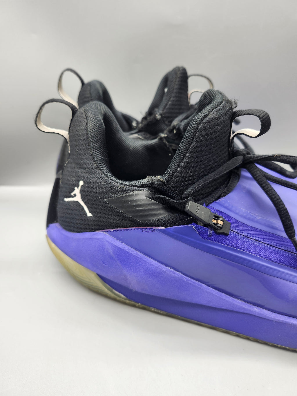 Nike Air Jordan Jumpman Hustle Purple Concord Black Basketball Shoes Men's Size 9