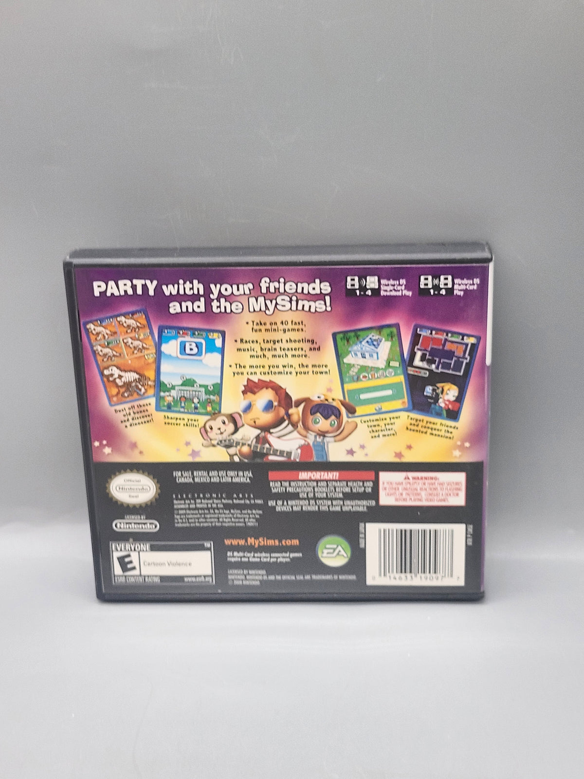 MySims Party Nintendo DS Complete CIB Tested Authentic EA