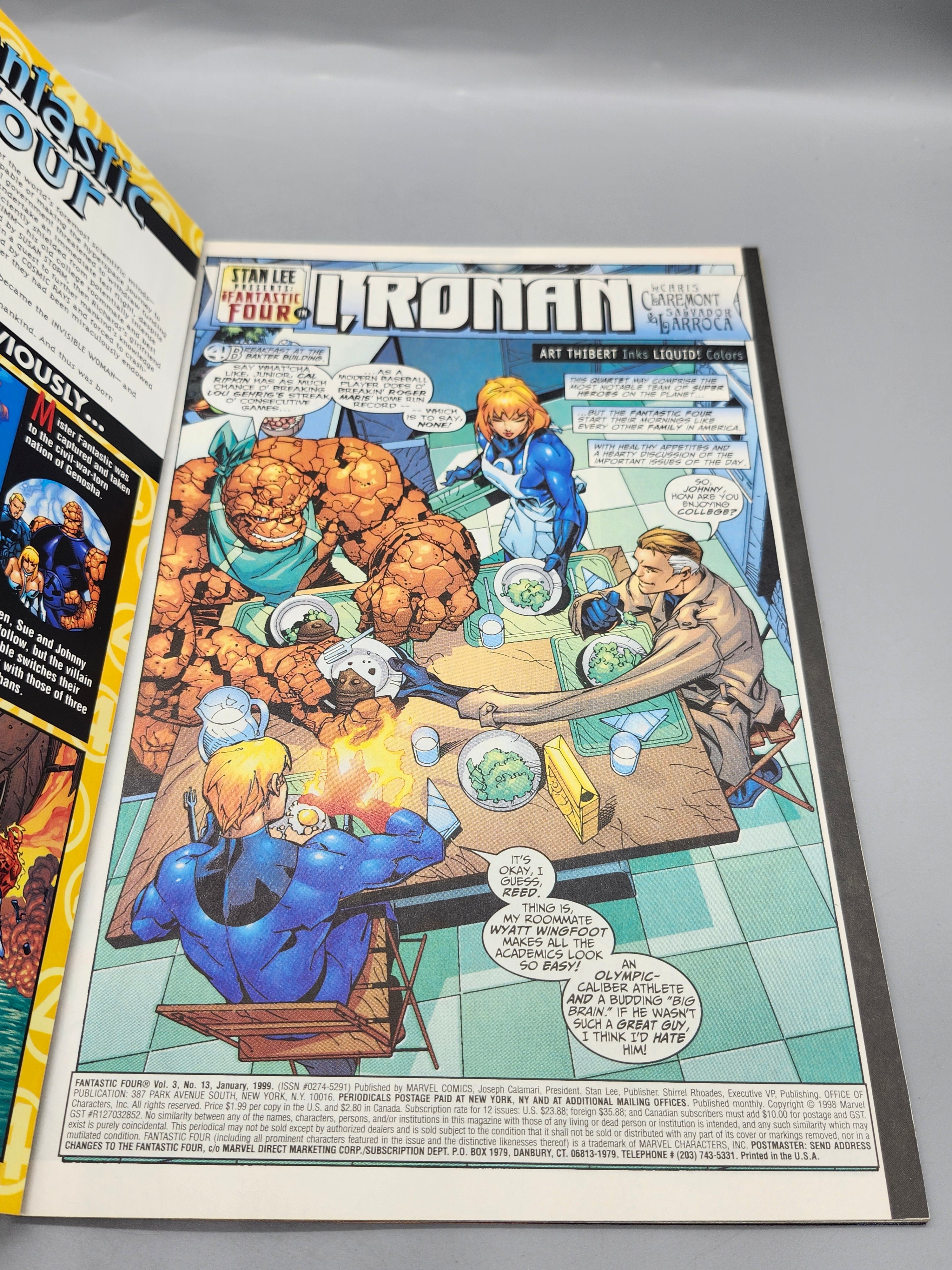 Fantastic Four #13 – Marvel Comics – January 1999 – Ronan Returns