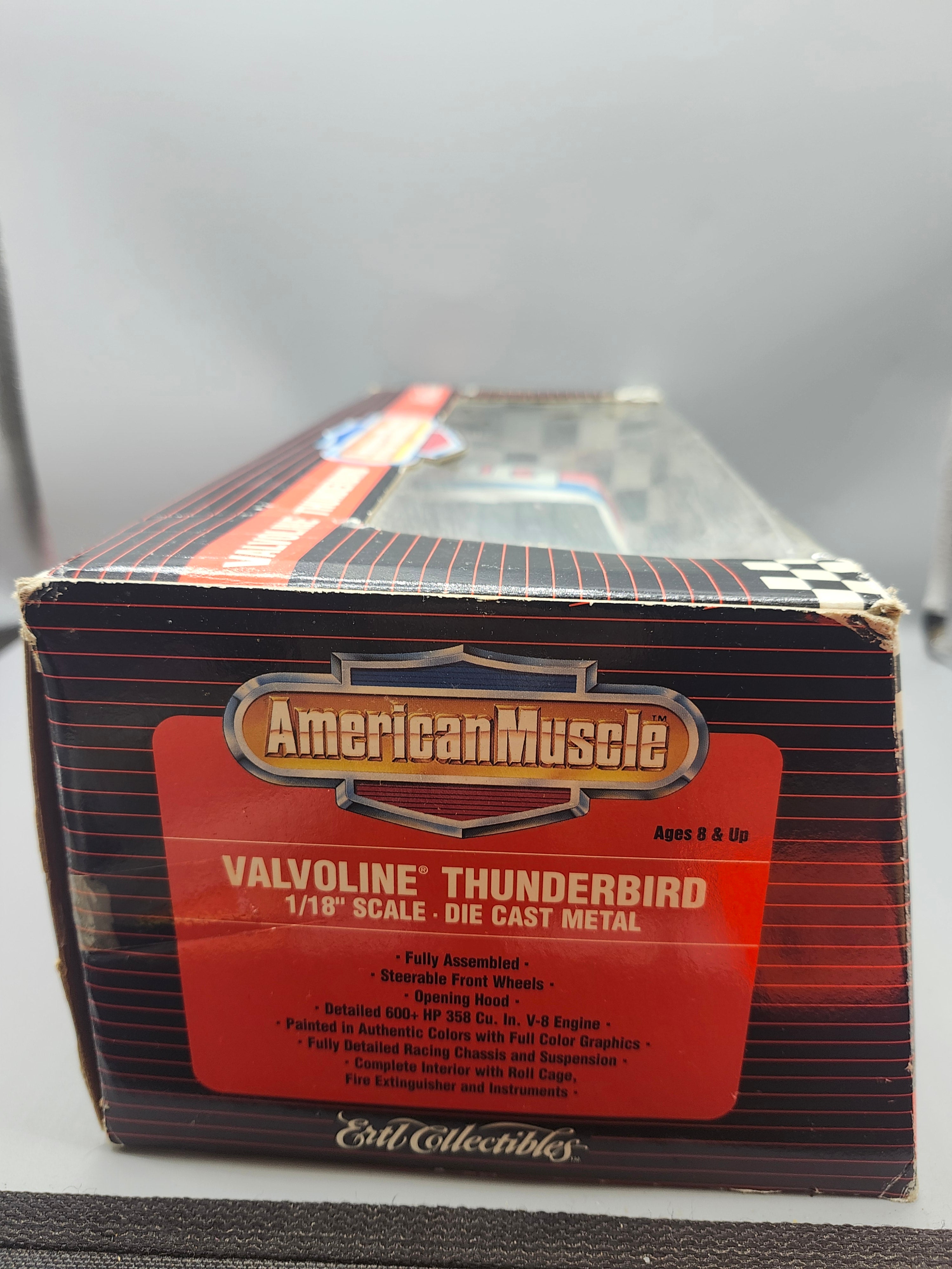 Ertl American Muscle Valvoline Thunderbird #6 1:18 Diecast w/ Original Box