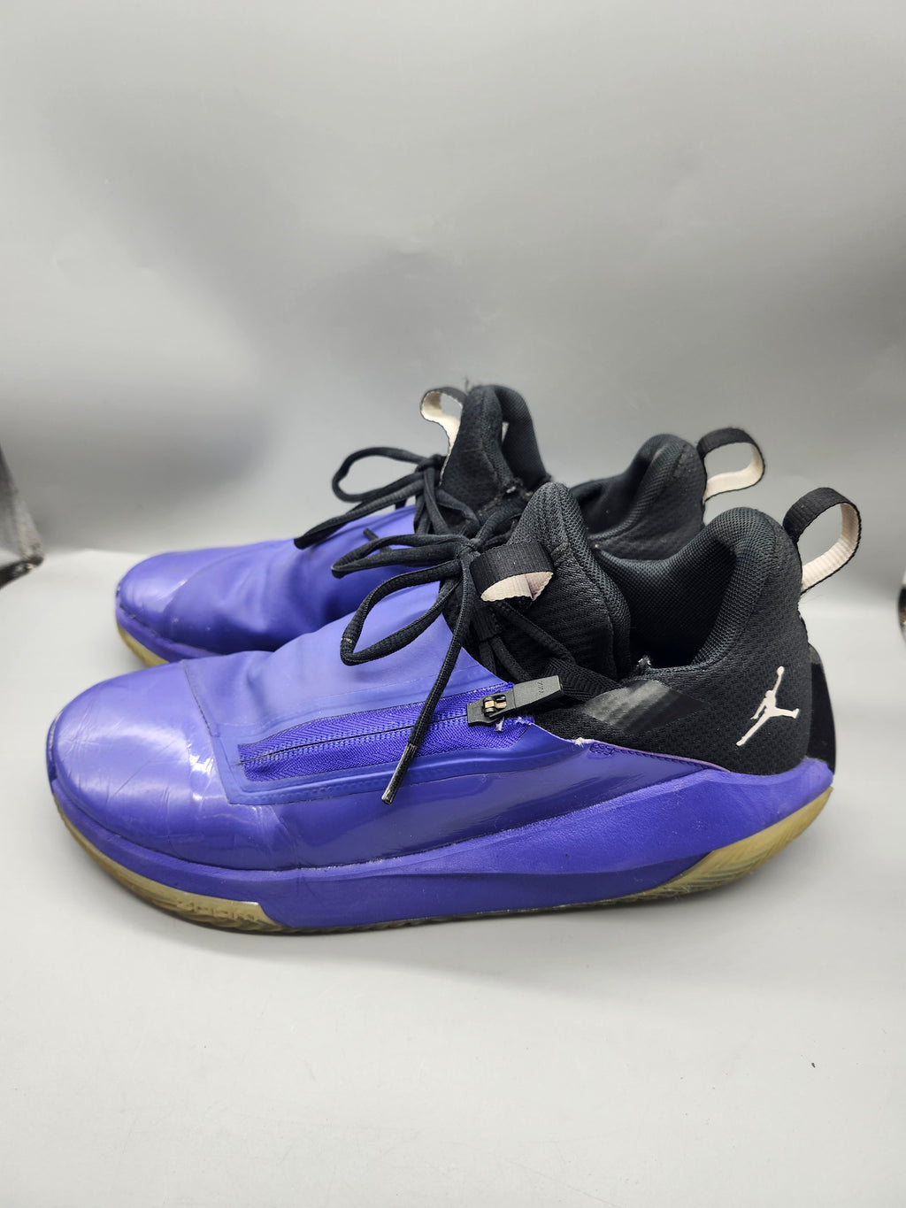 Nike Air Jordan Jumpman Hustle Purple Concord Black Basketball Shoes Men's Size 9