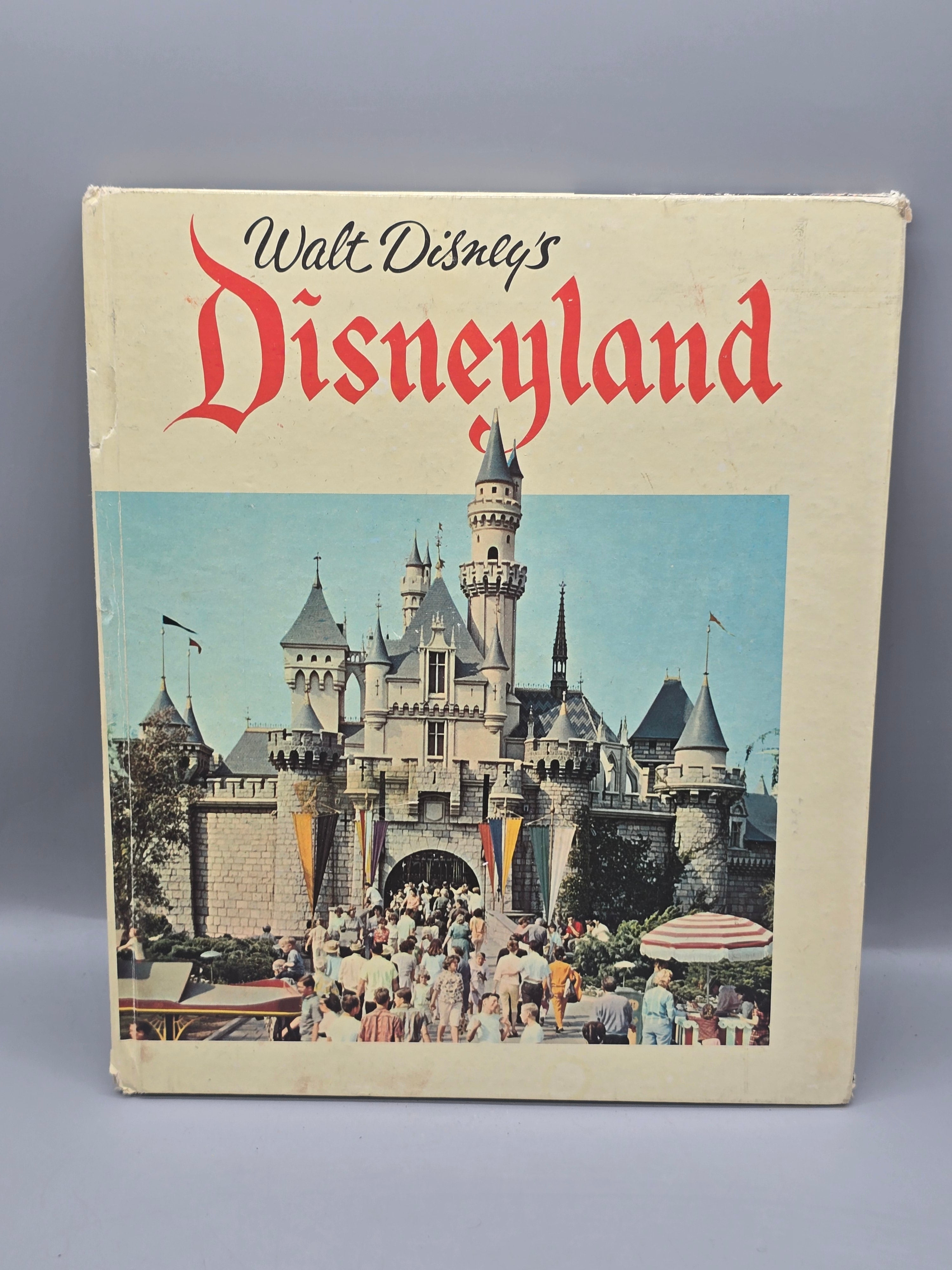 Walt Disney's Disneyland Hardcover Souvenir Book 1964 (MCMLXIV) Vintage Photo Album