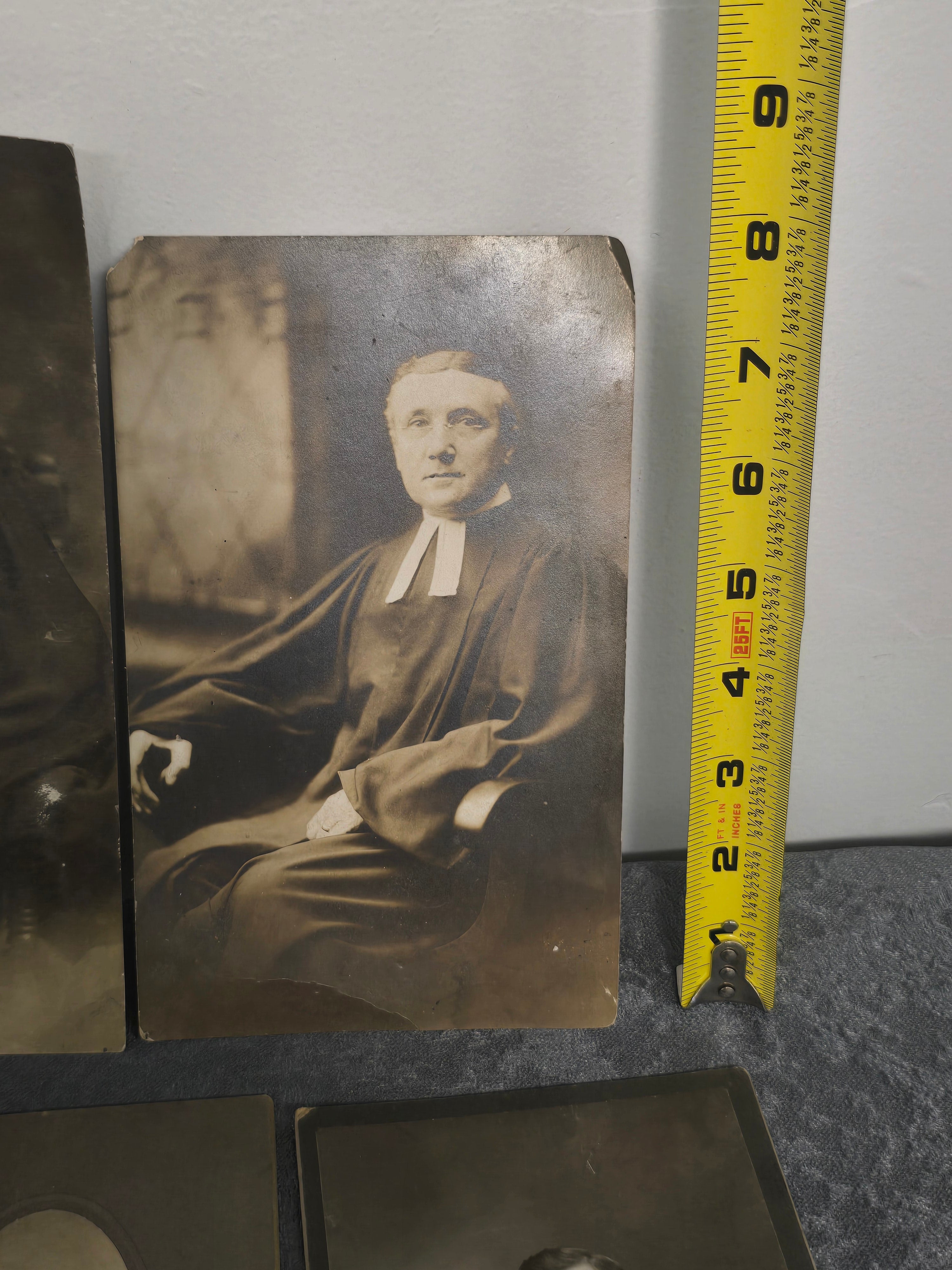 Lot of 7 Antique Cabinet Cards & Vintage Portrait Photographs Buffalo Foto Factory Buffalo NY Family Collection