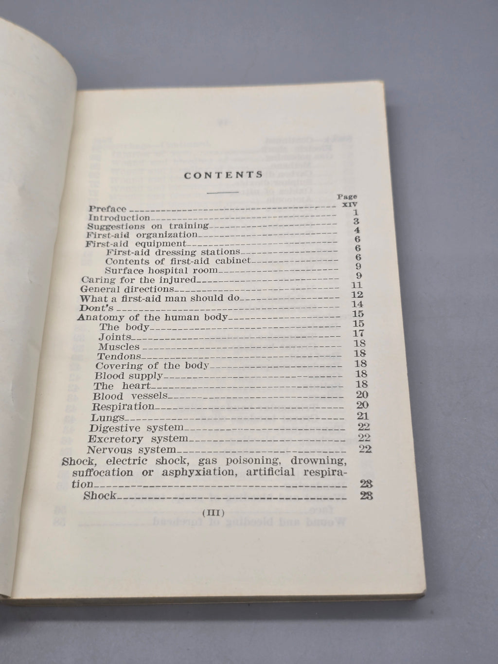 1935 Manual of First-Aid Instruction U.S. Bureau of Mines Vintage Government Handbook
