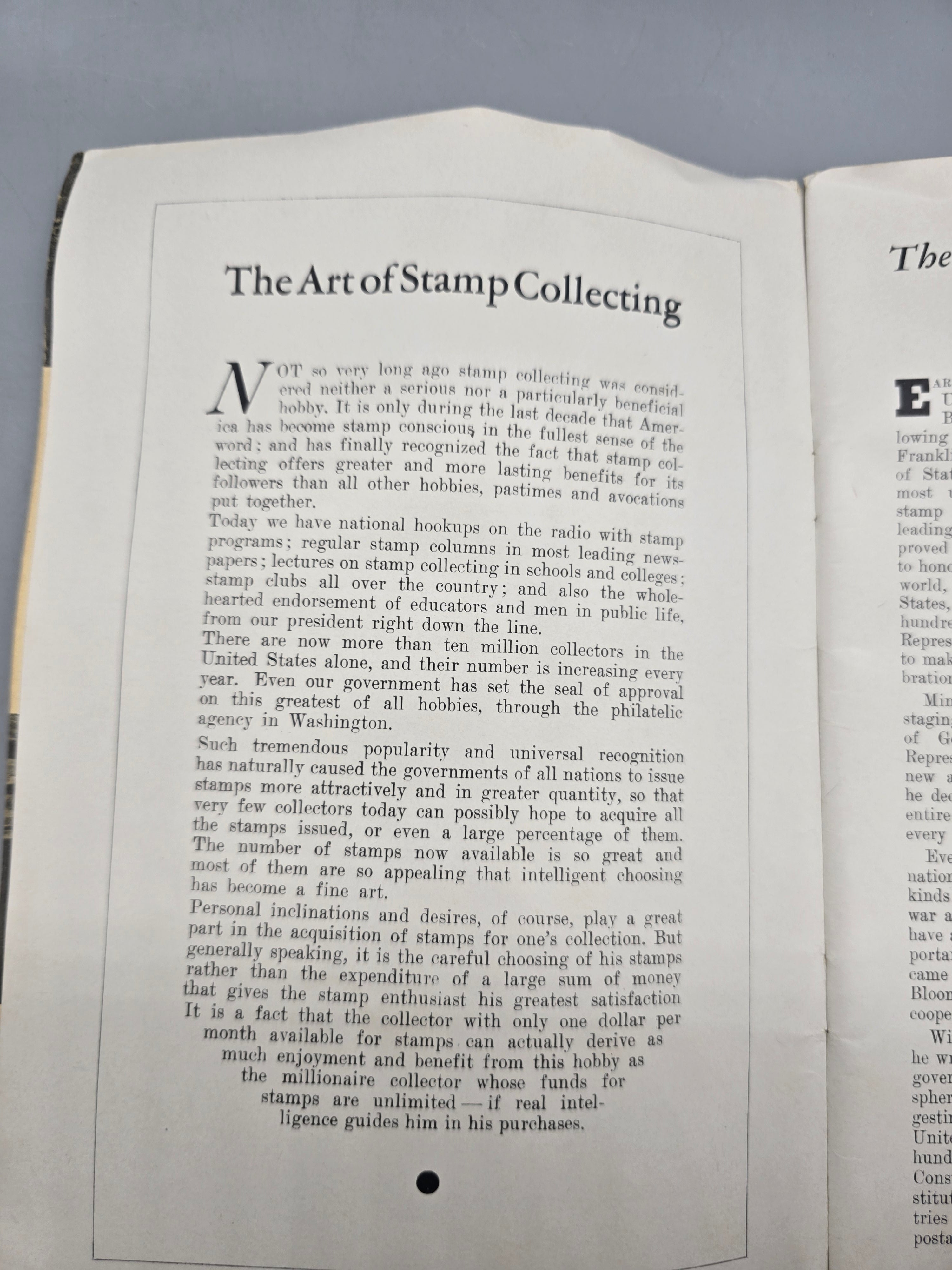 1939 Globus Stamp Co. “Famous Stamps and Their Stories” Vintage Booklet