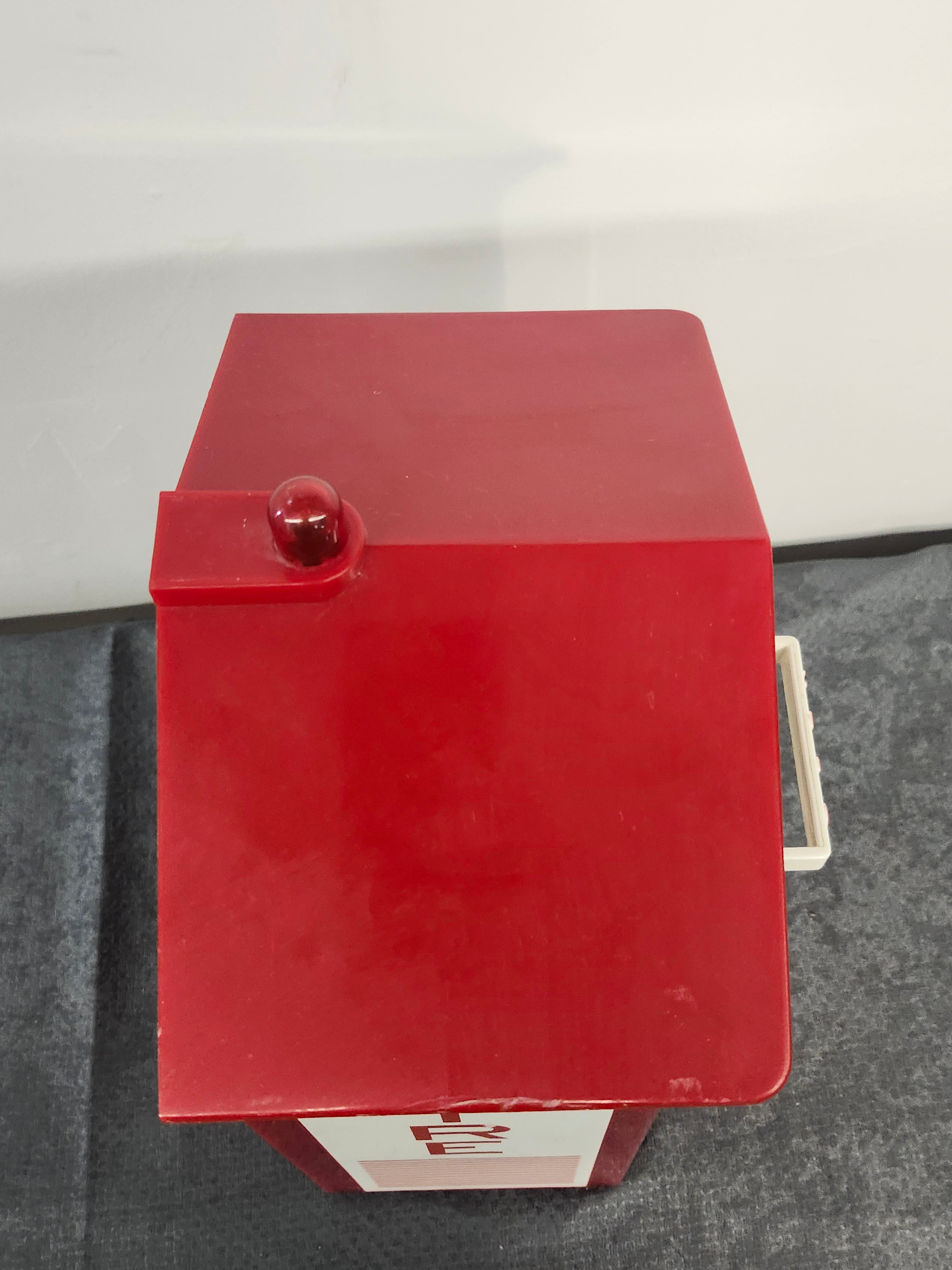 Randix FB-911 Emergency Fire Wall Telephone Phone Box Vintage Red untested
