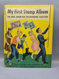 1962 My First Stamp Album Minkus Publications Vintage Stamp Collector Book