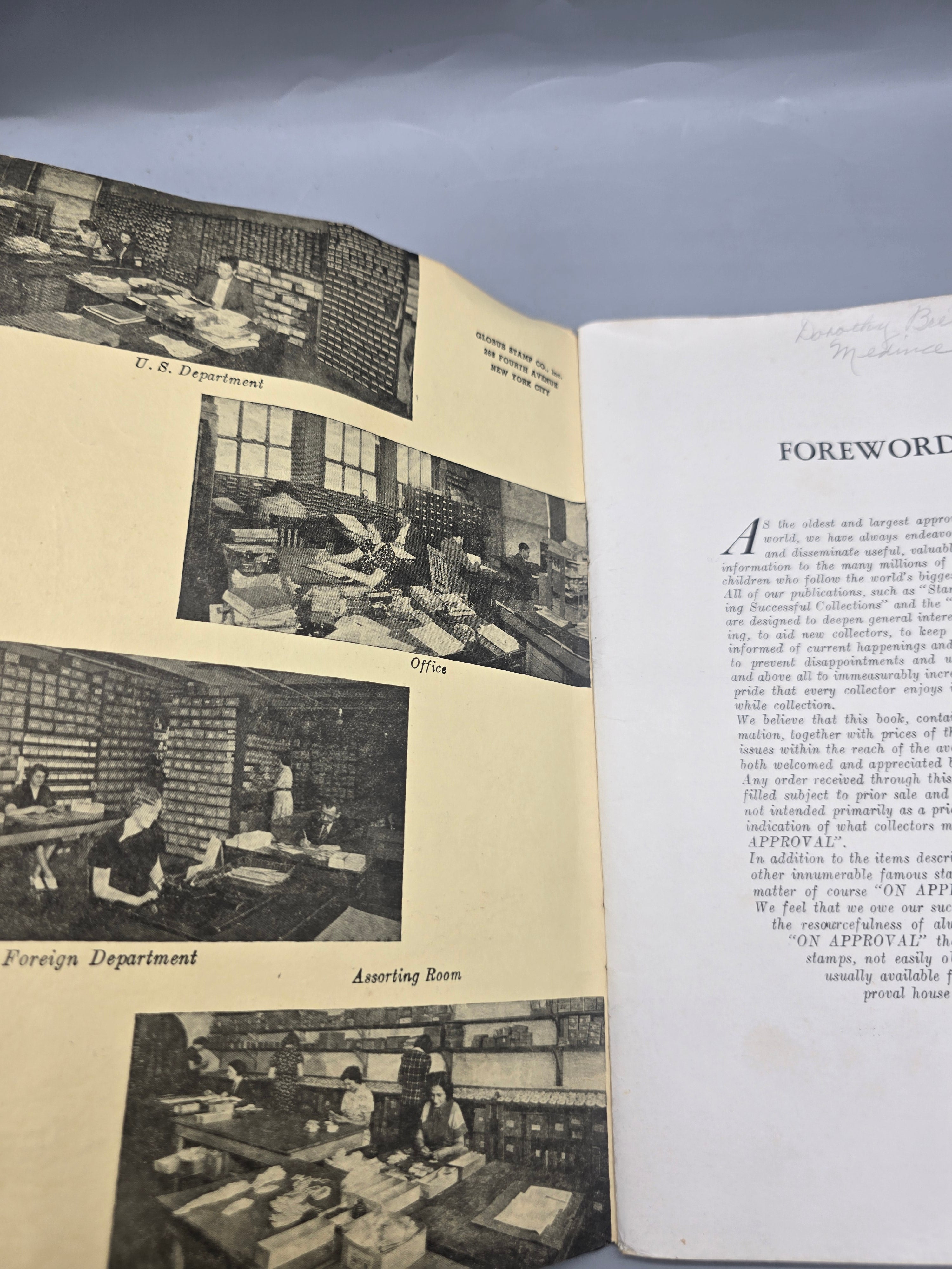1939 Globus Stamp Co. “Famous Stamps and Their Stories” Vintage Booklet
