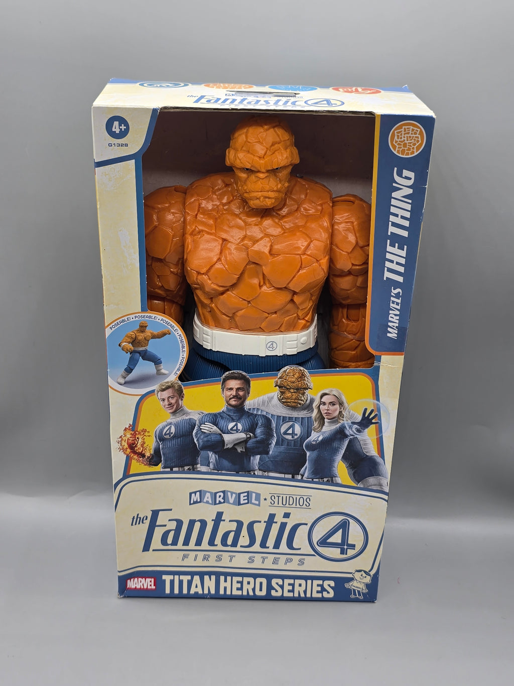 Marvel Studios Fantastic Four First Steps Titan Hero Series The Thing Figure w/ Box – Read