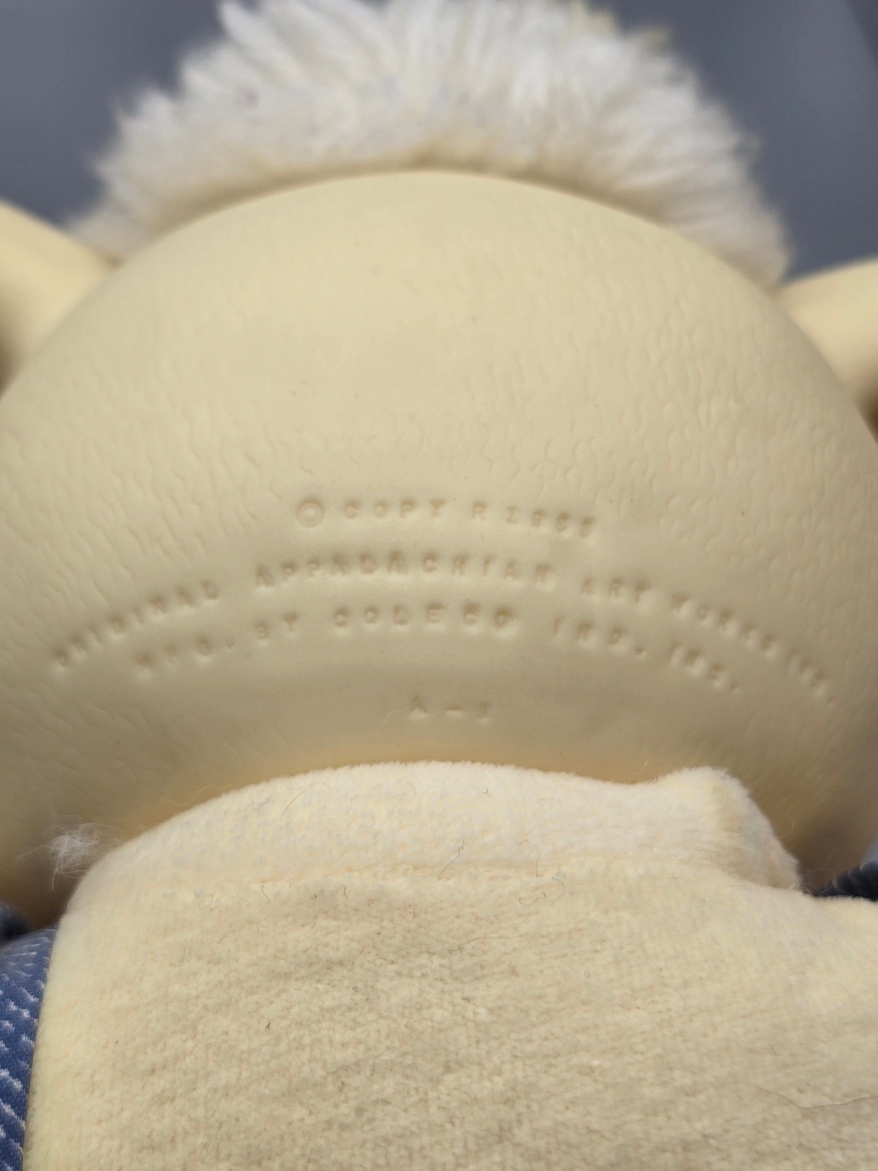 Vintage 1984 Cabbage Patch Kids Koosas Puppy Dog Plush – Xavier Roberts – Original Overalls